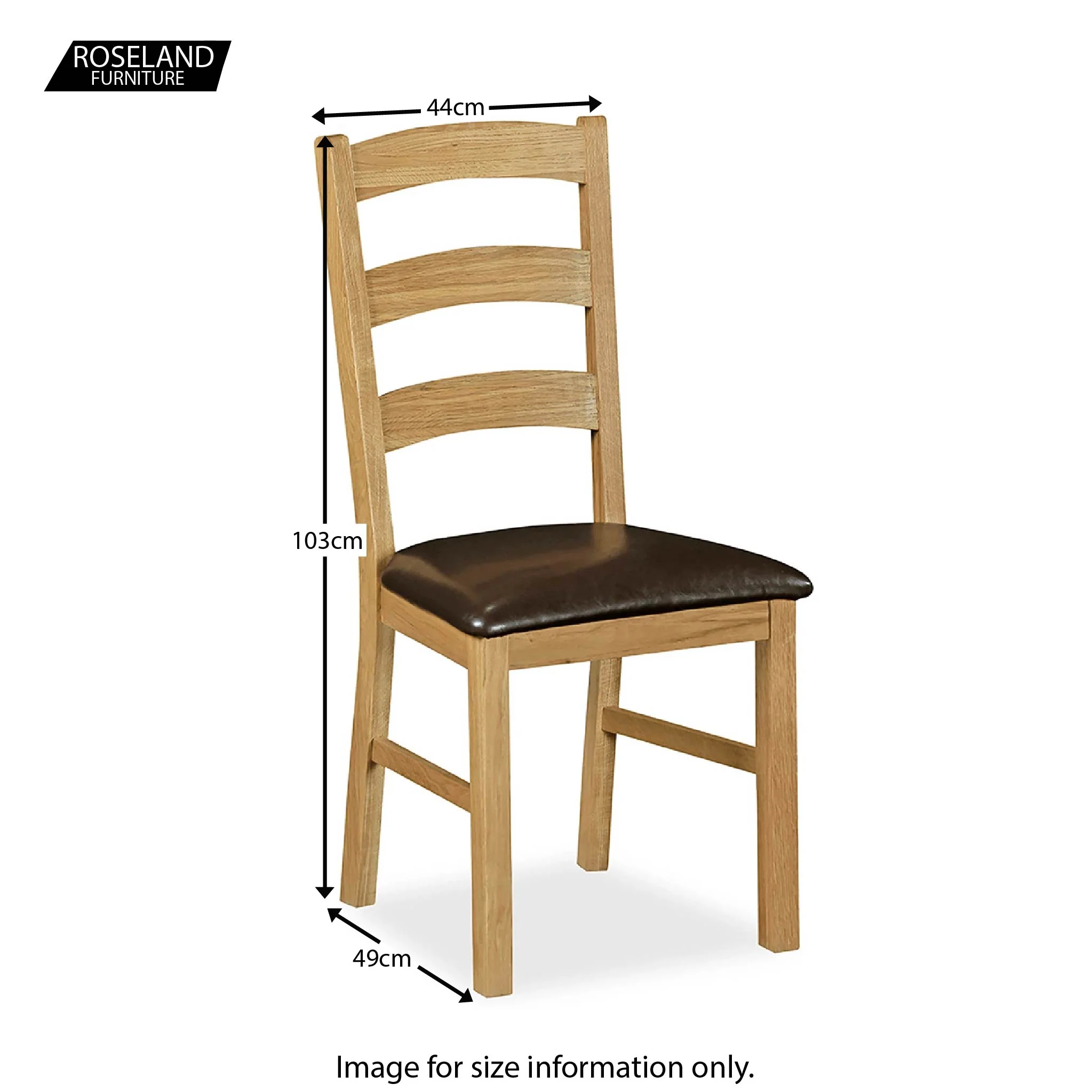 Lanner Oak Dining Chair - Image 4