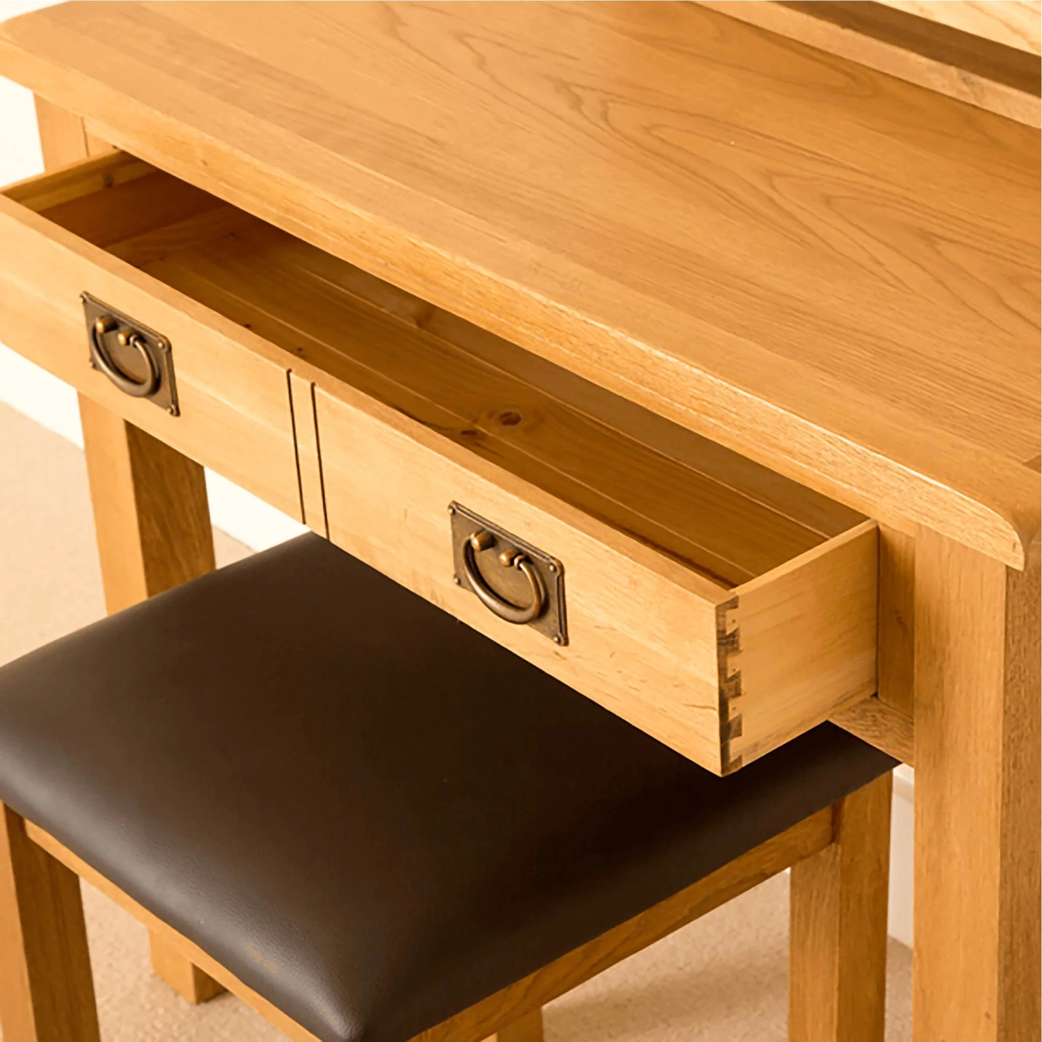 Lanner Oak Dressing Table Set - Image 10