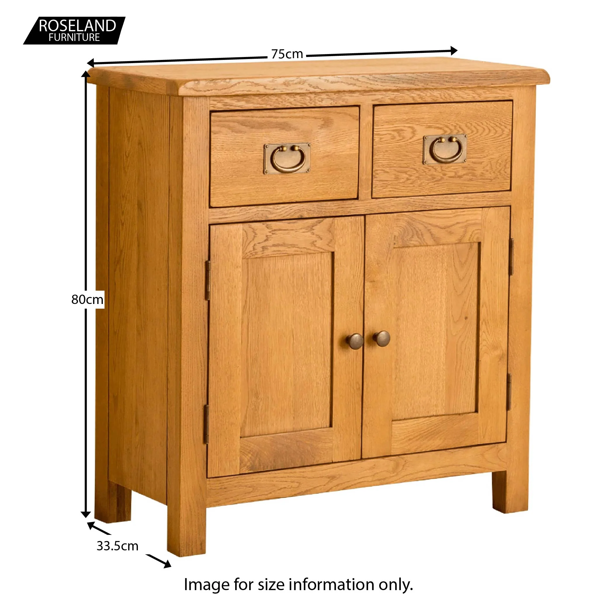Lanner Oak Mini Sideboard - Image 13