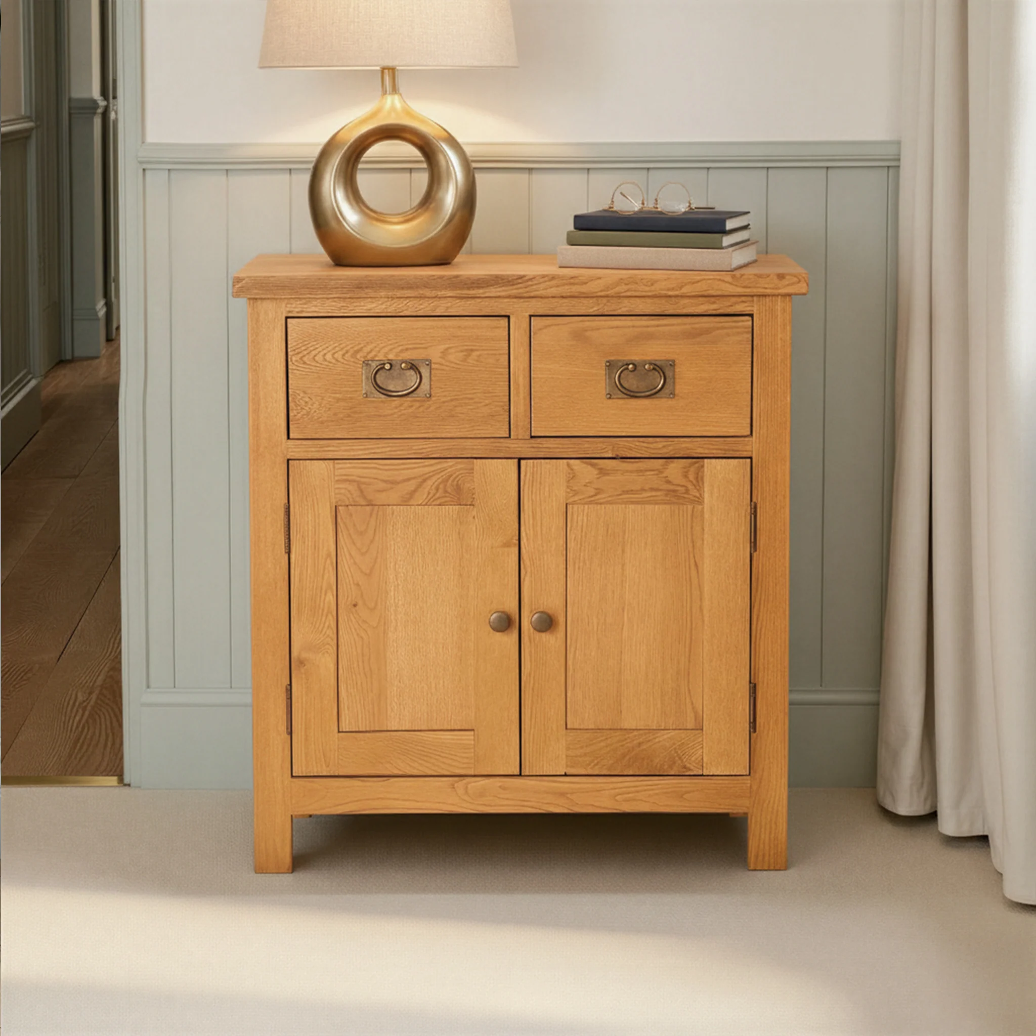 Lanner Oak Mini Sideboard - Image 2