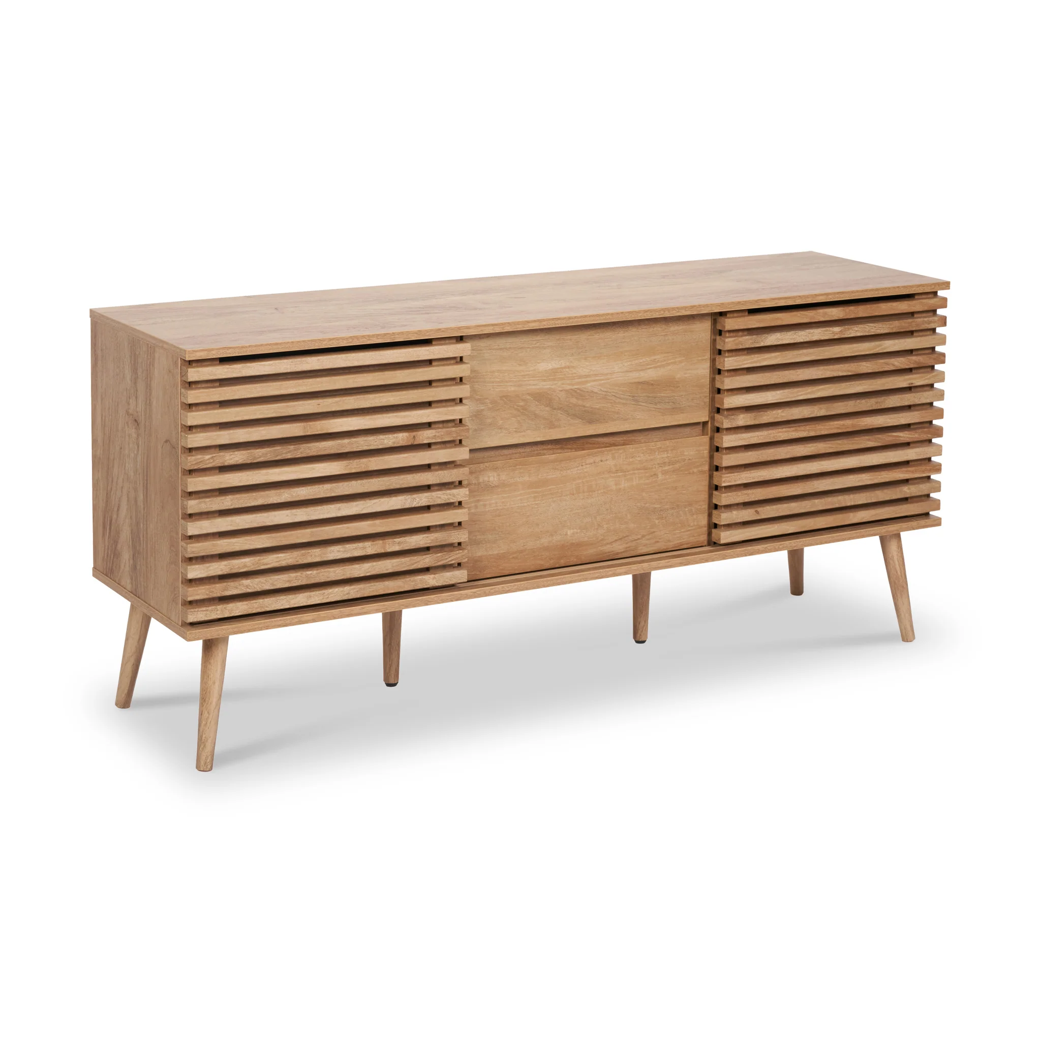 Larvik Slatted Eucalyptus Sideboard