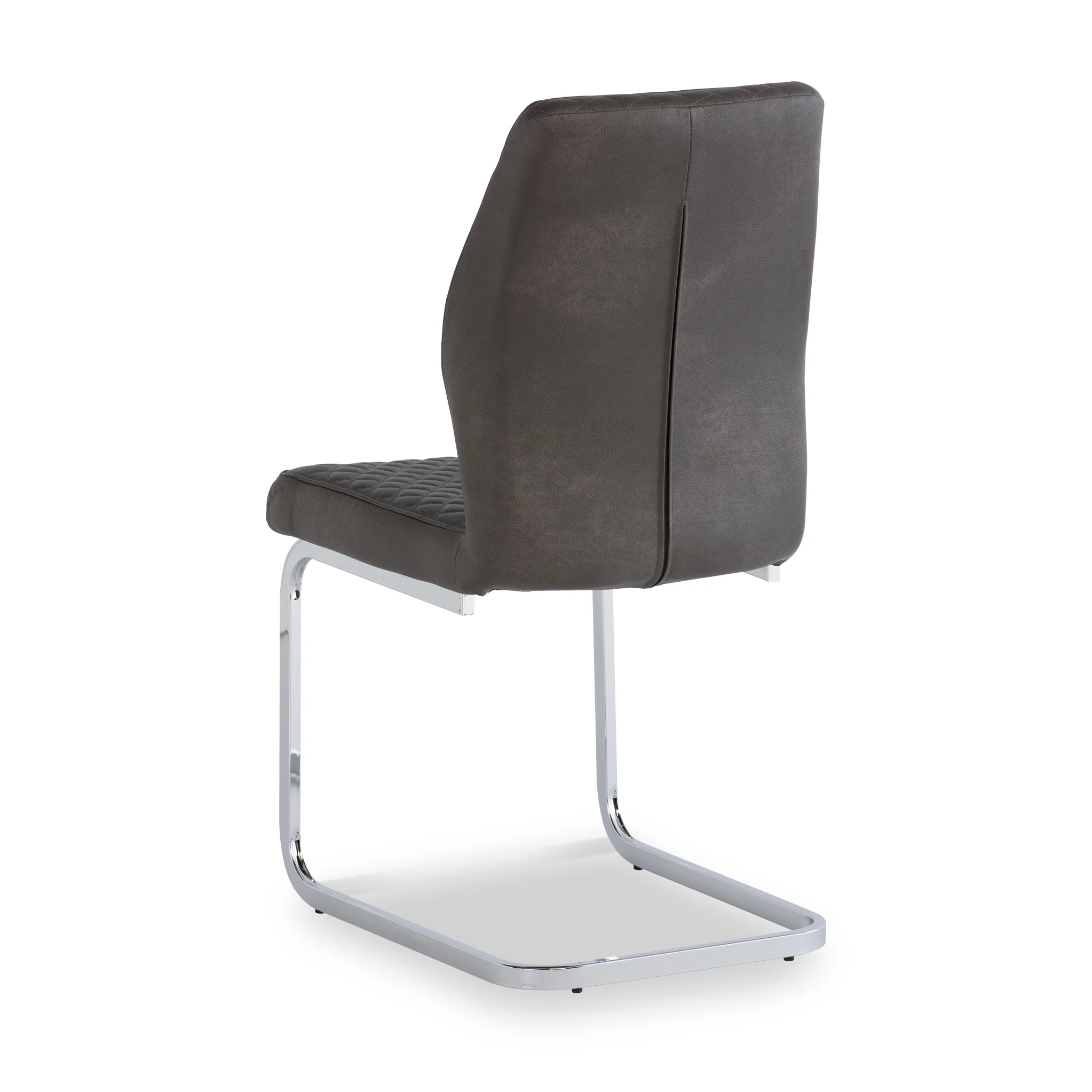 Lewis Faux Leather Quilted Back Dining Chair - Image 4