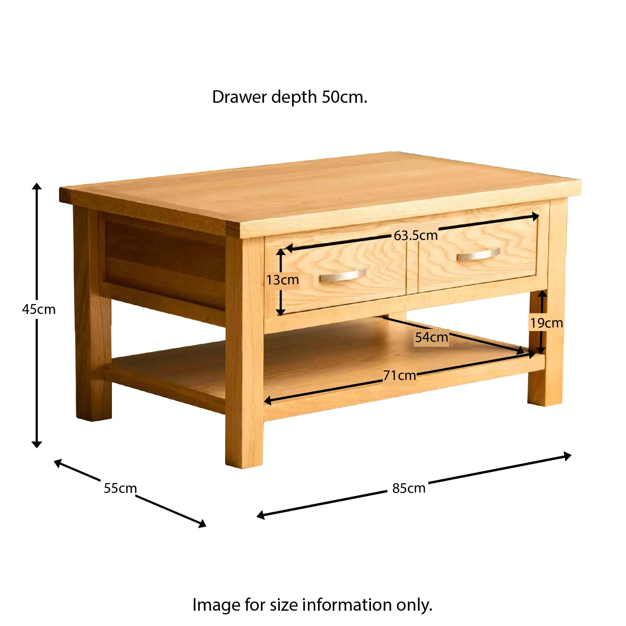 London Oak Coffee Table - Image 22