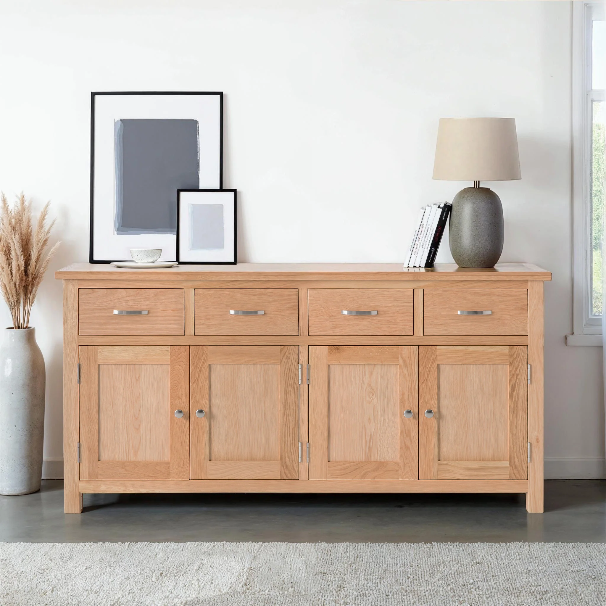 London Oak Extra Large Sideboard - Image 2