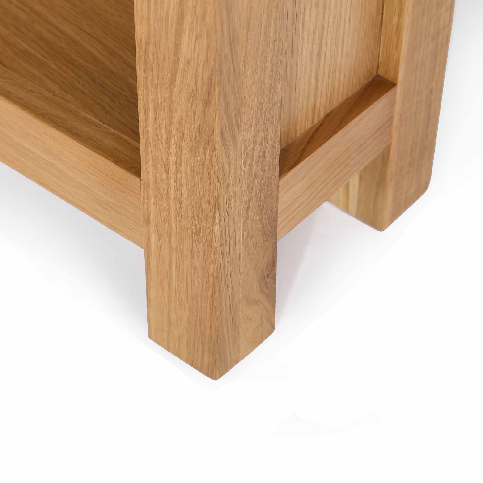 London Oak Large Bookcase - Image 15