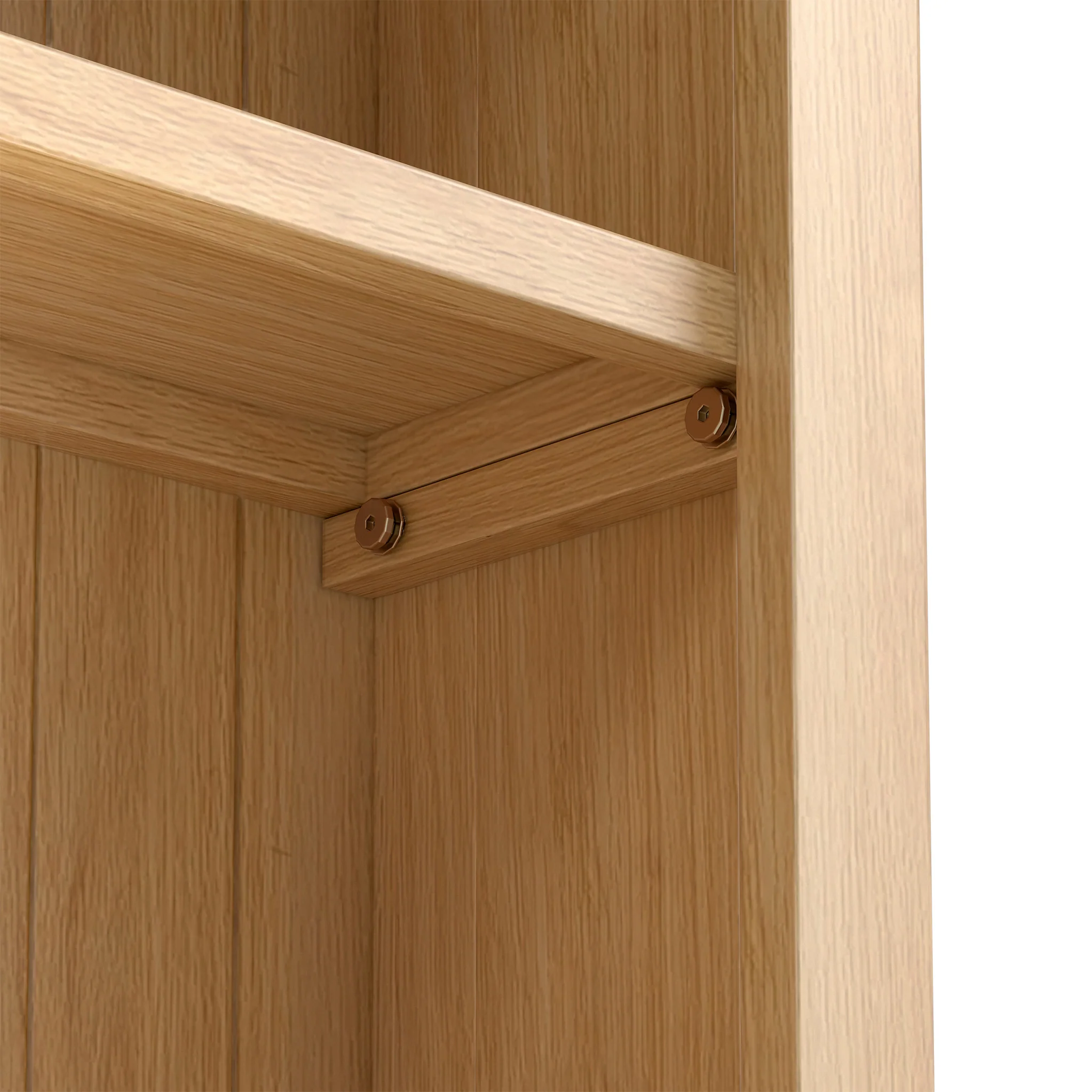 London Oak Large Bookcase - Image 5
