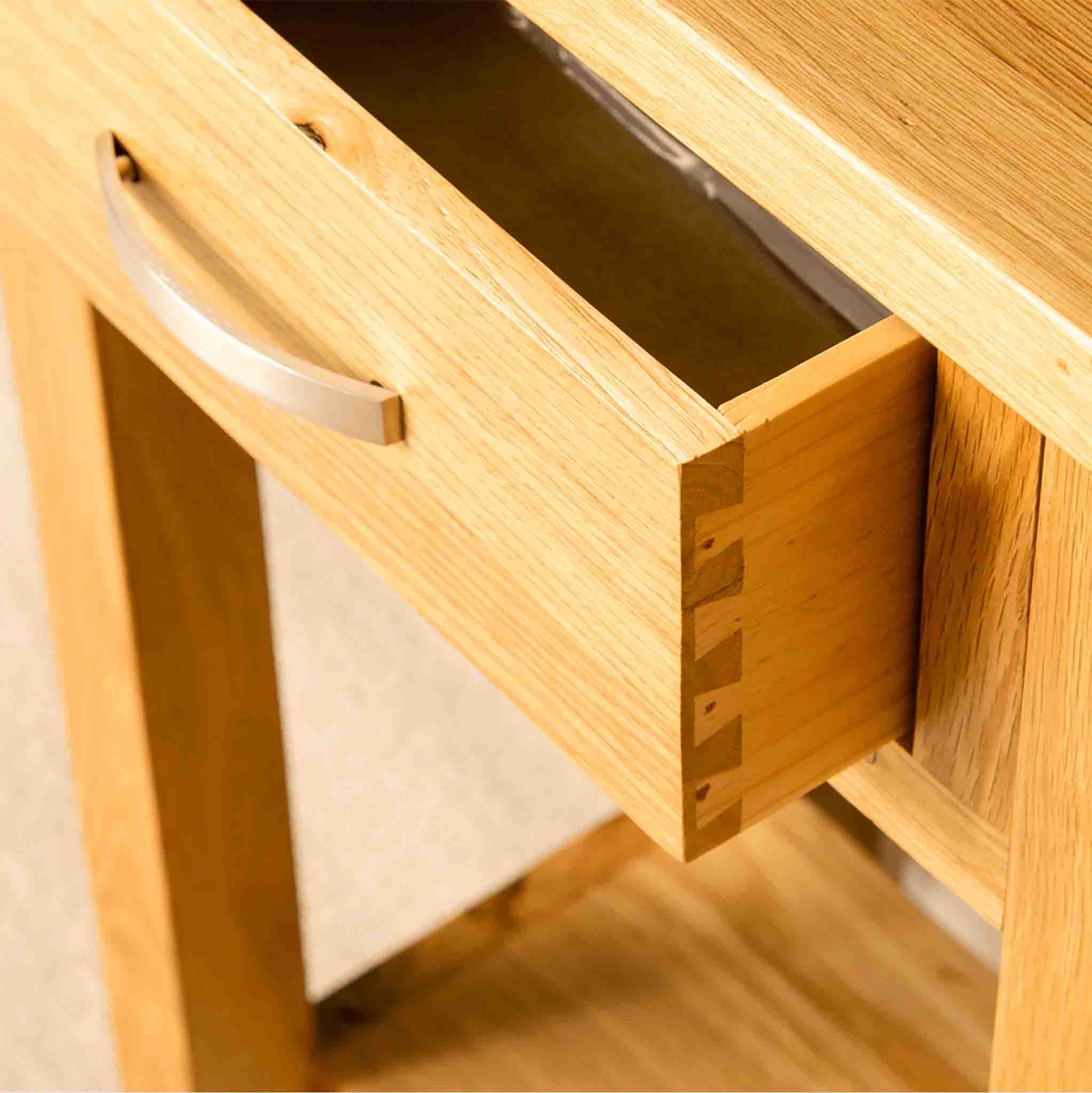 London Oak Telephone Table - Image 9