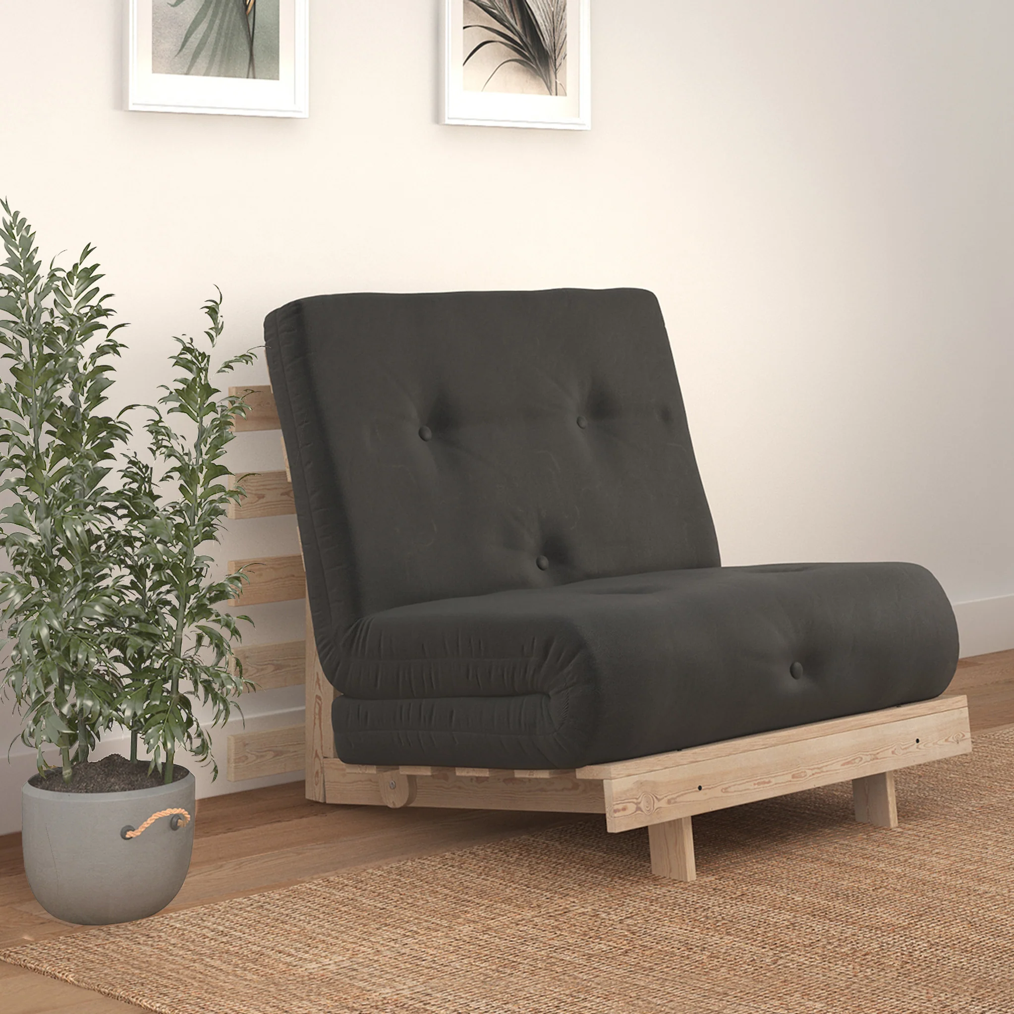 Maggie Single Futon Sofa Bed - Image 9