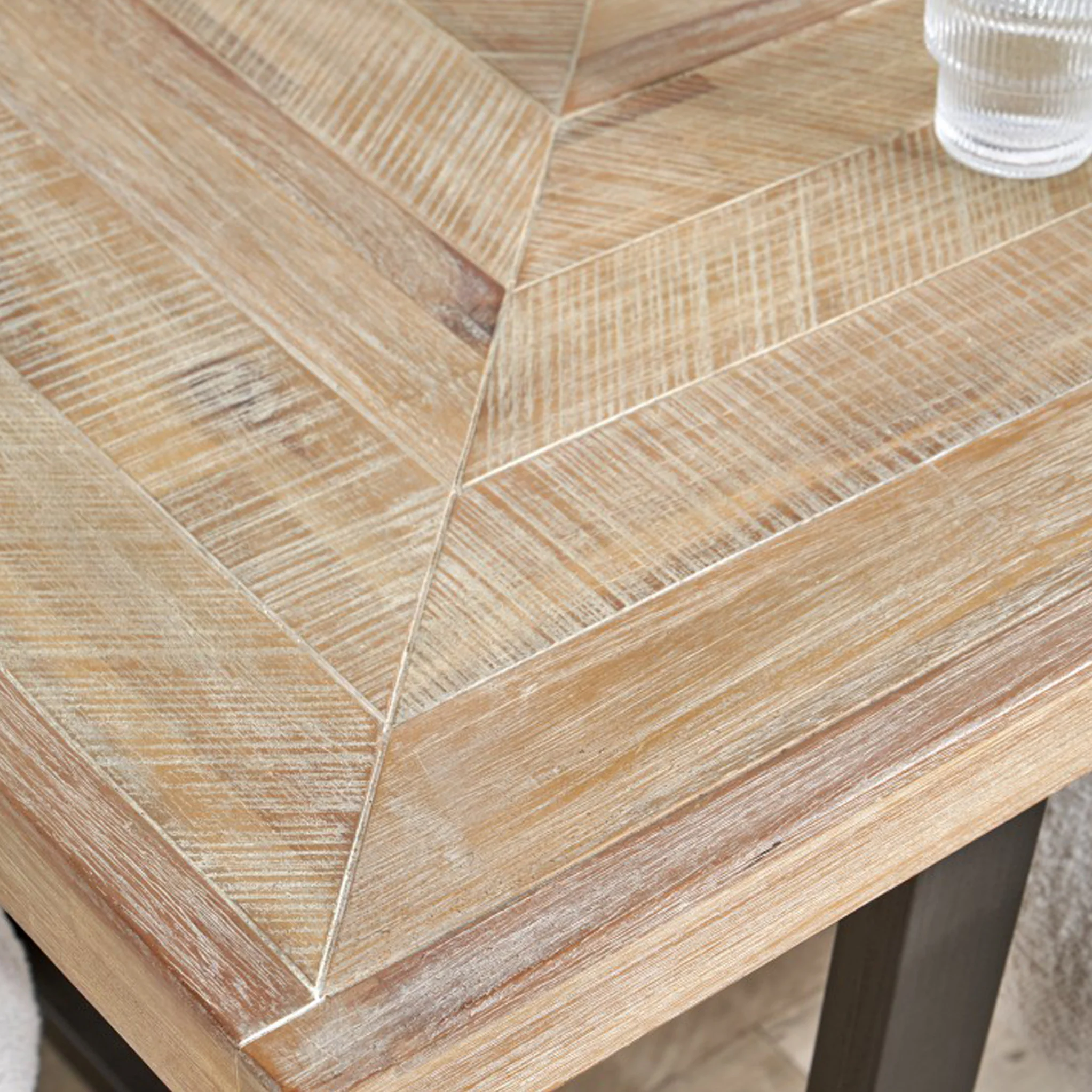 Marca Sand Wash Acacia 220cm Dining Table - Image 5
