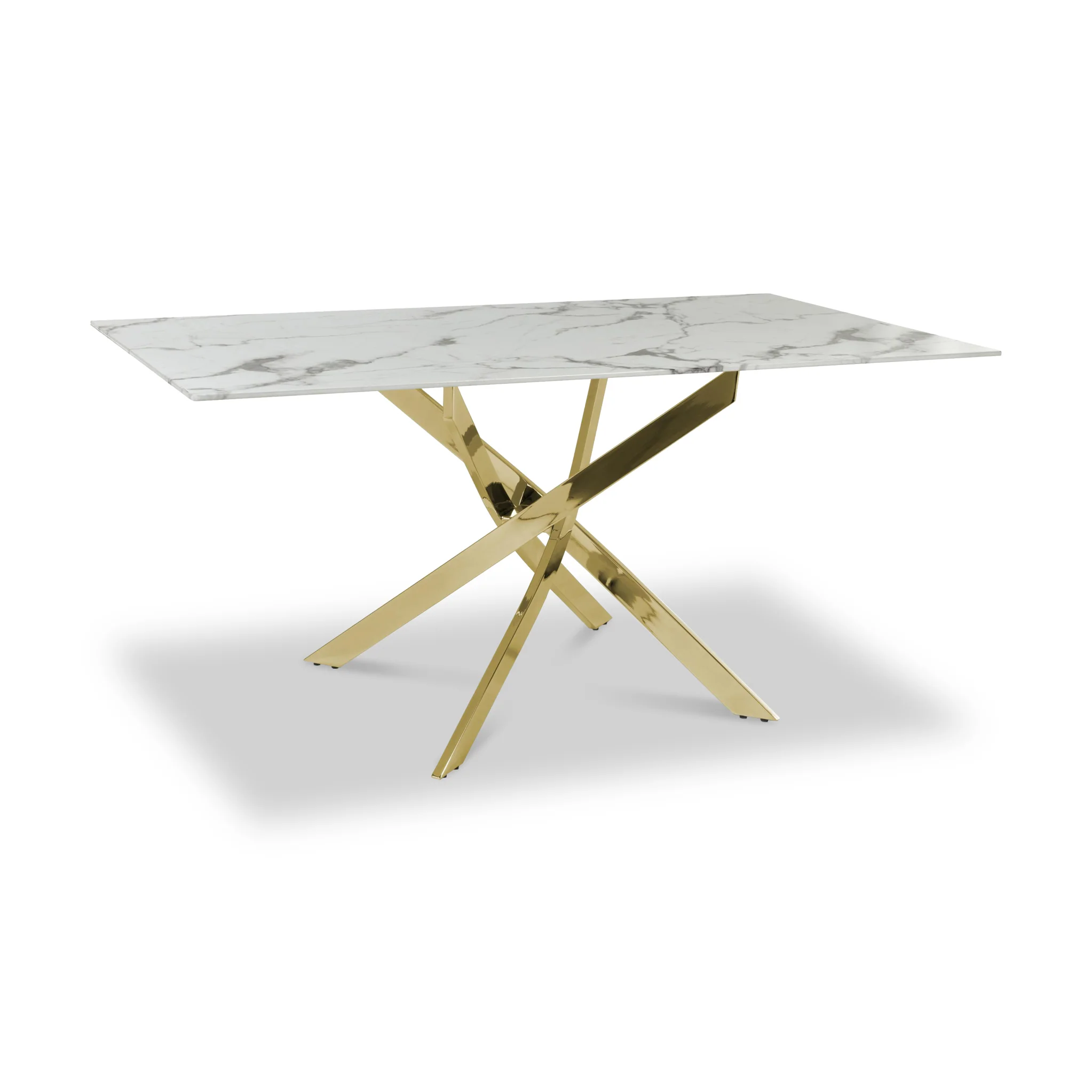 Melody 160cm Marble Effect Dining Table