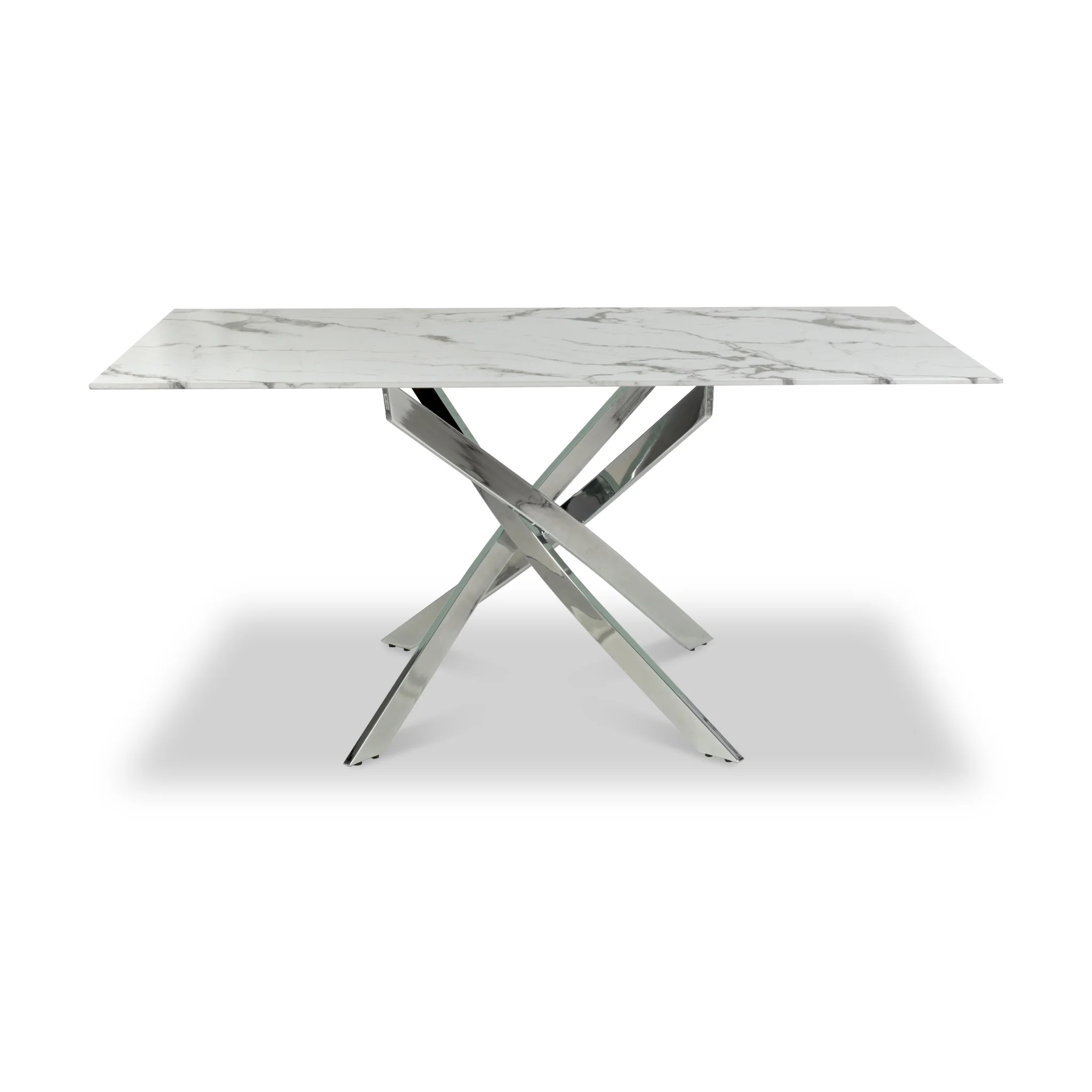 Melody 160cm Marble Effect Dining Table - Image 7