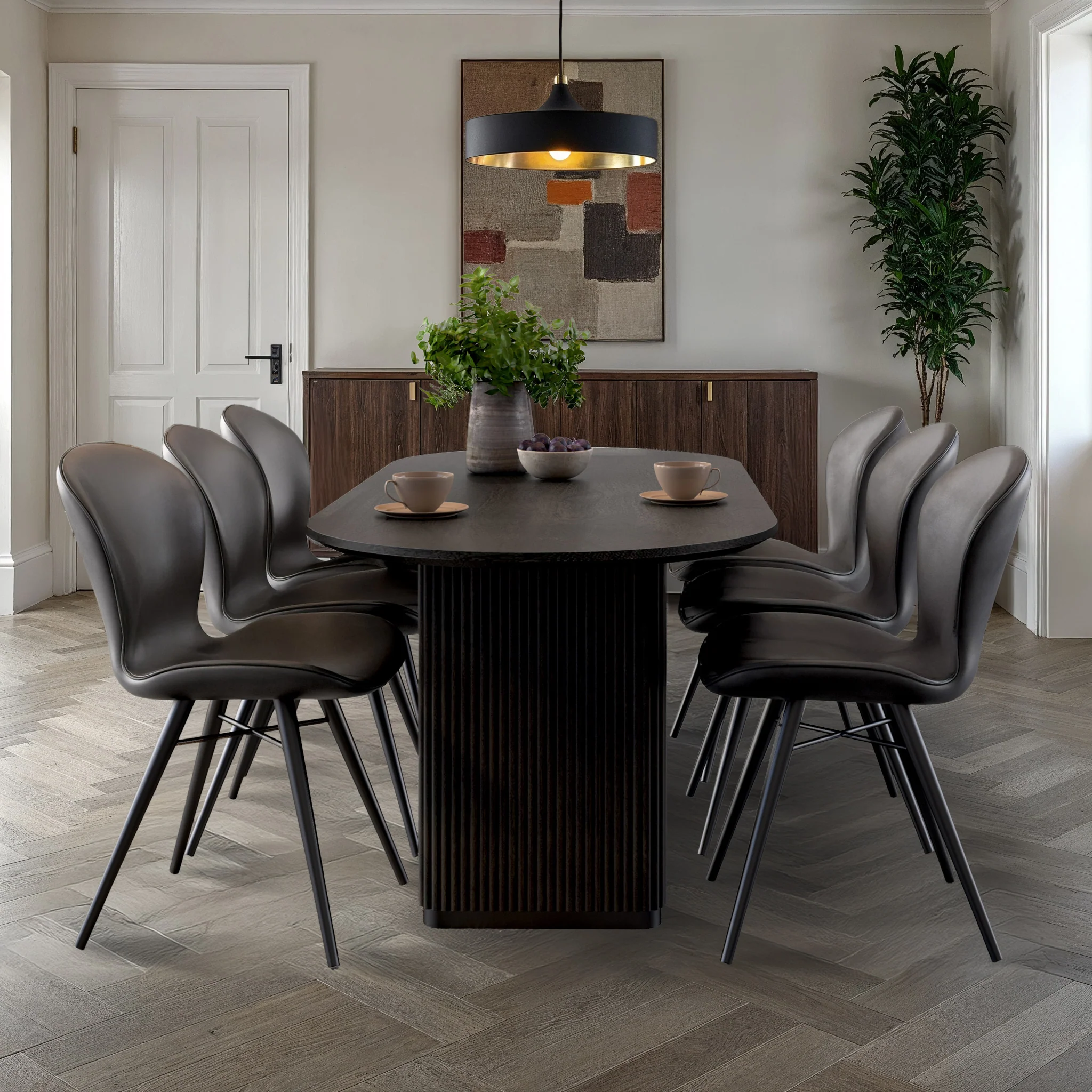 Milo Mango Fluted Dining Table - Image 9
