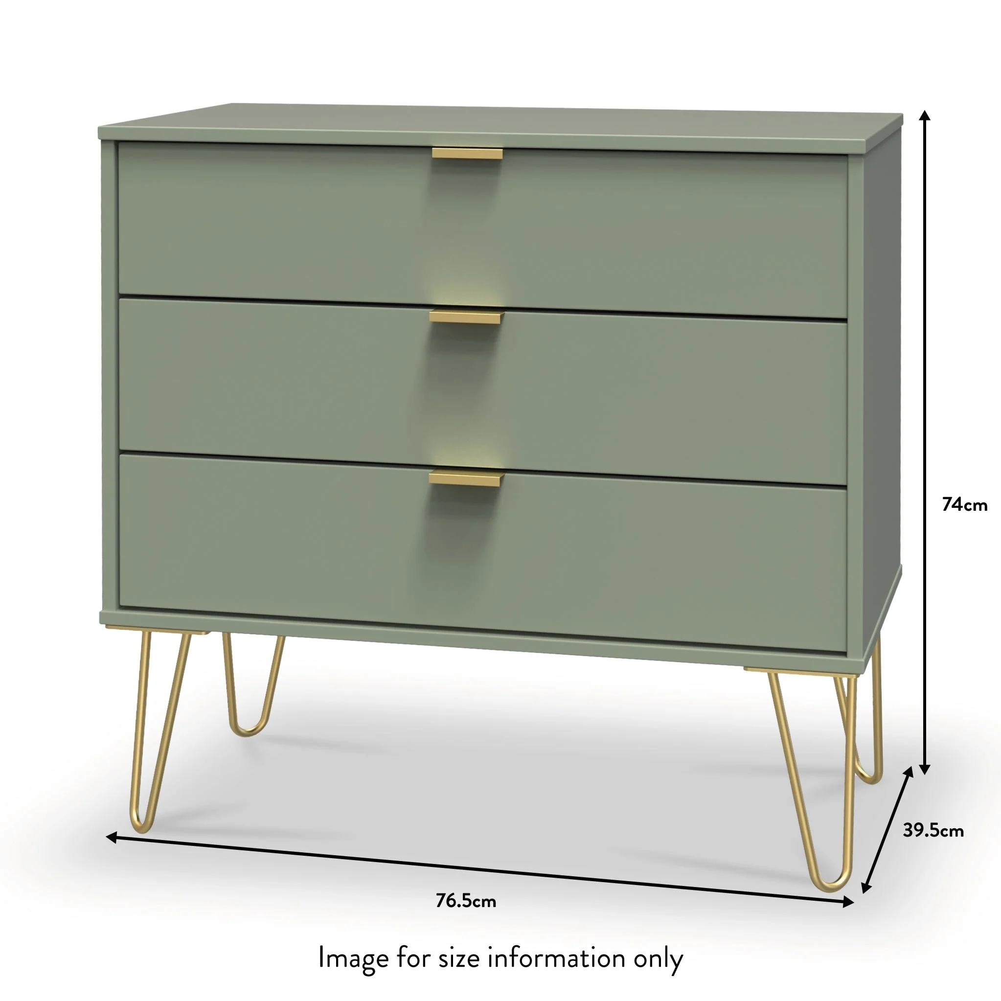 Moreno 3 Drawer Chest - Image 6