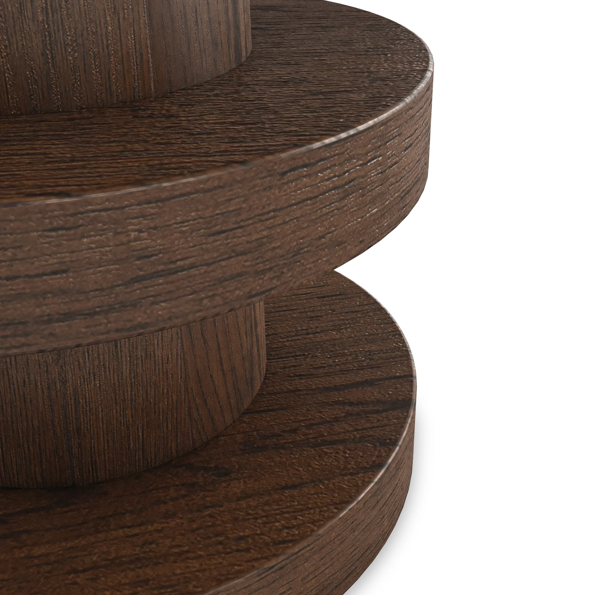 Mylor Oak Bobbin Side Table - Image 3