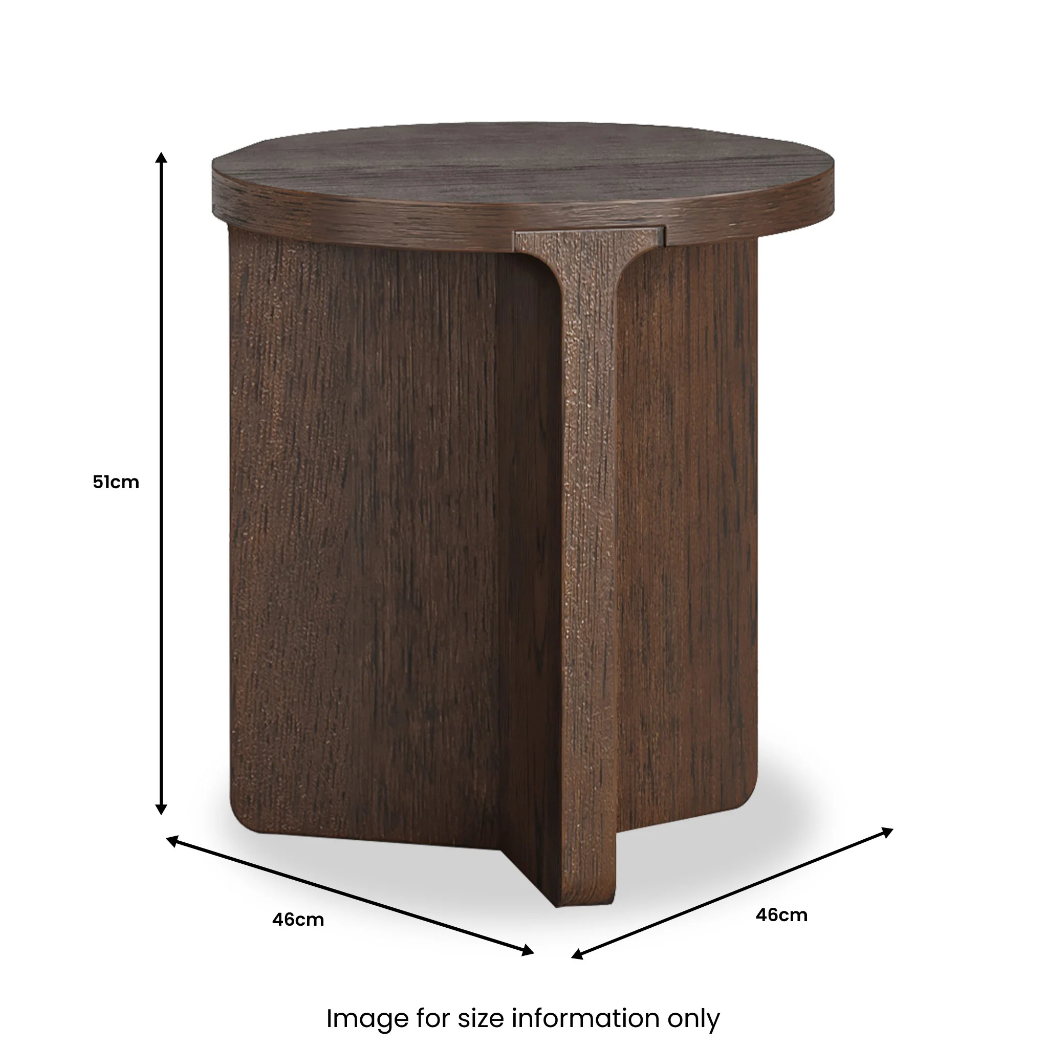 Mylor Oak Side Table - Image 9