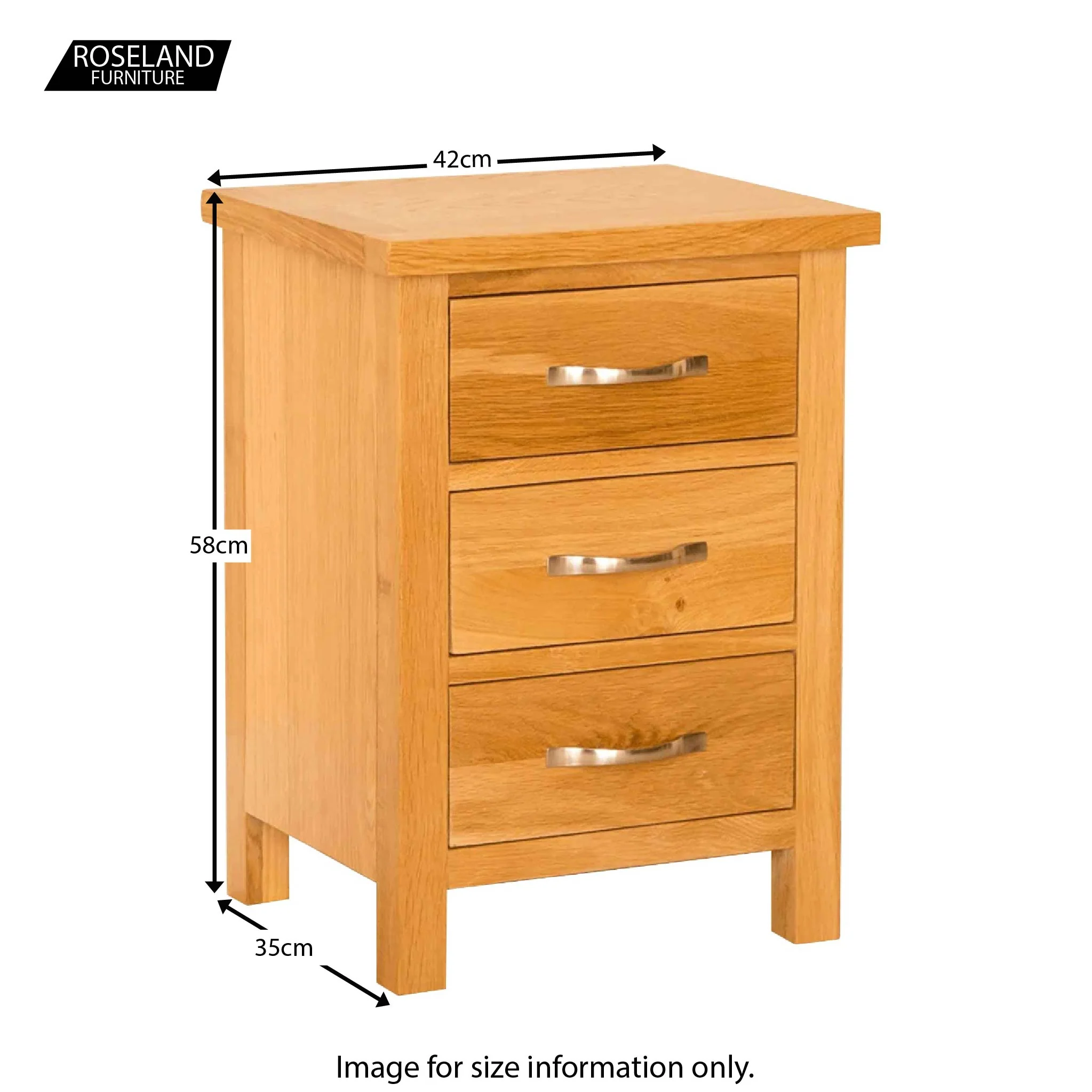 Newlyn Oak Bedside Table - Image 8
