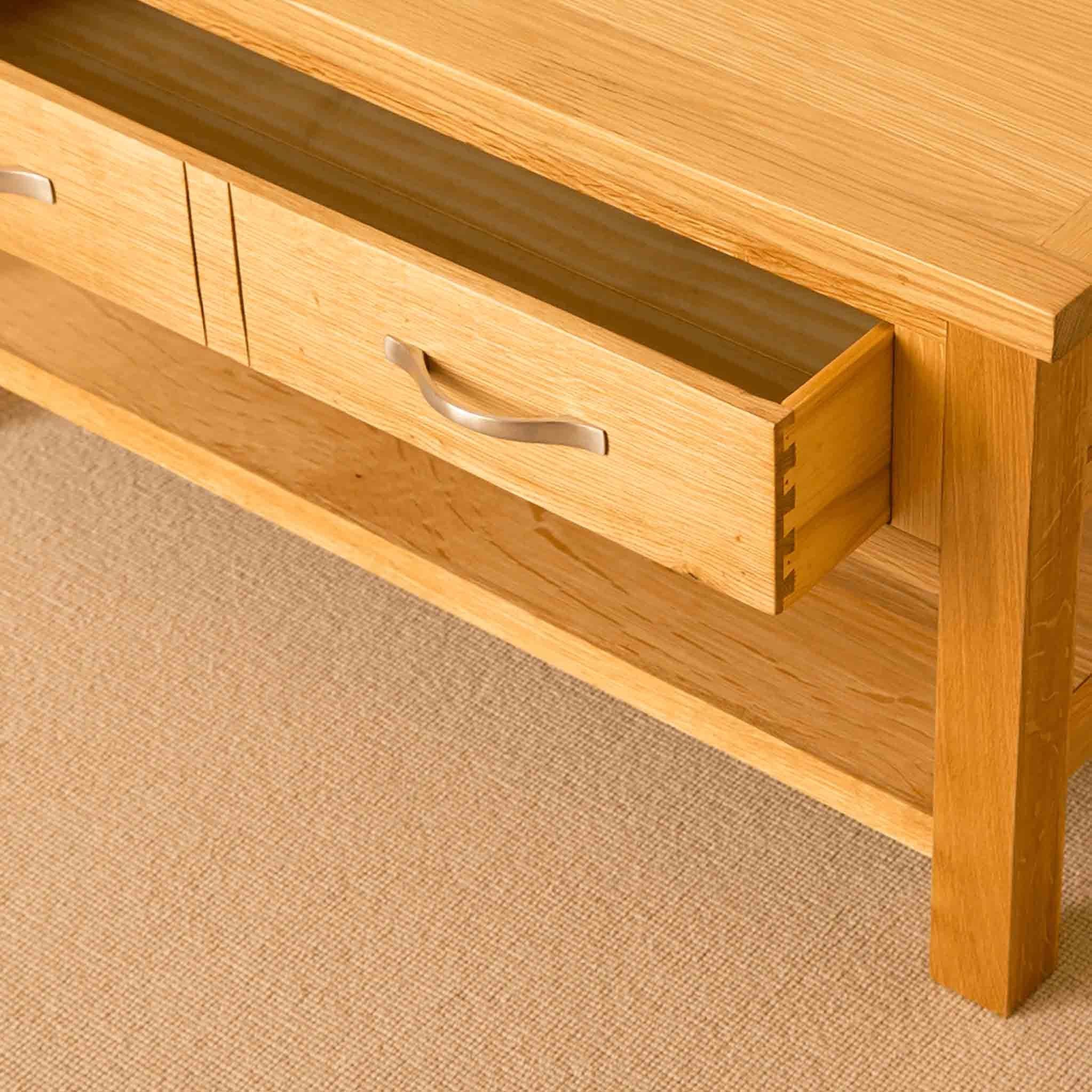Newlyn Oak Coffee Table - Image 8