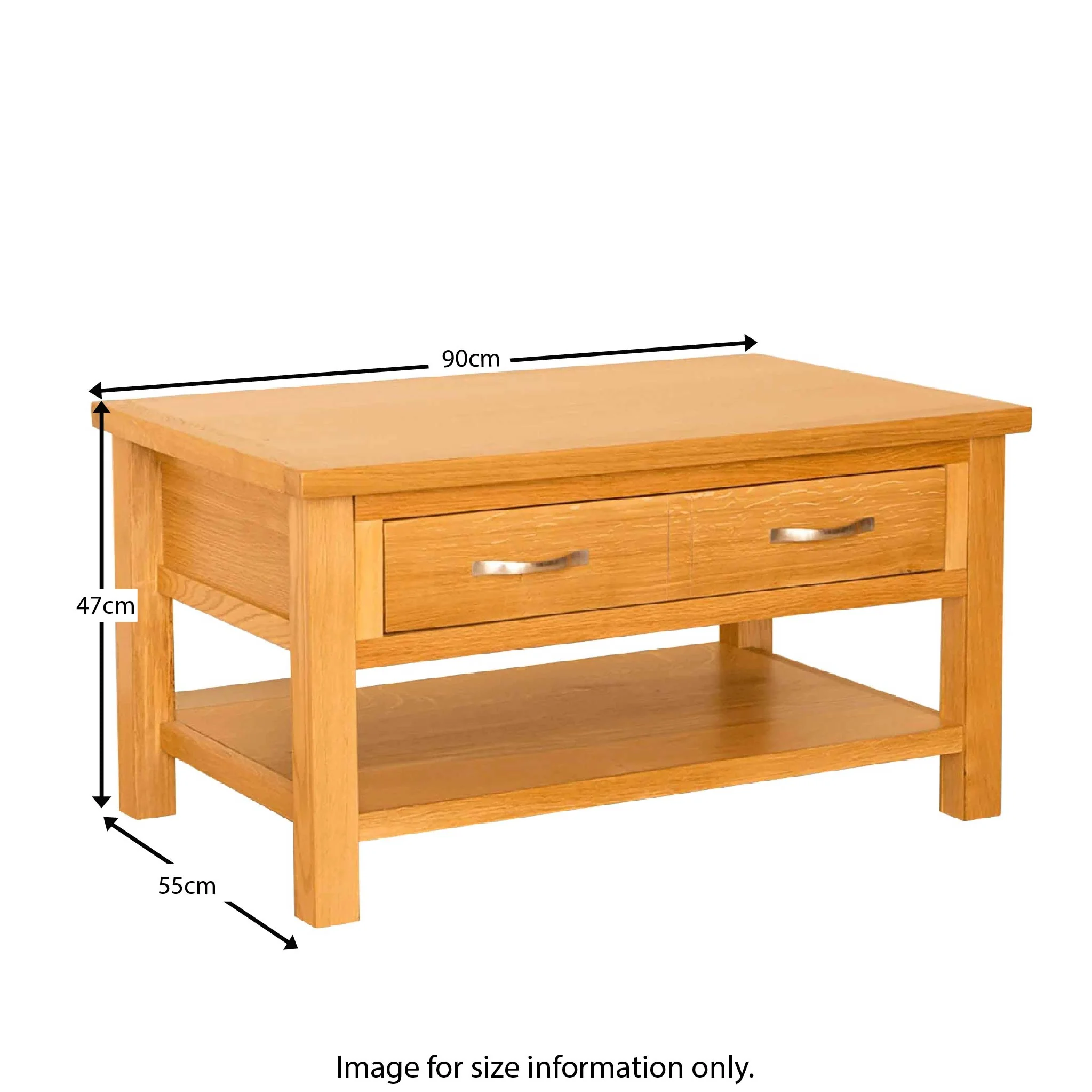 Newlyn Oak Coffee Table - Image 9