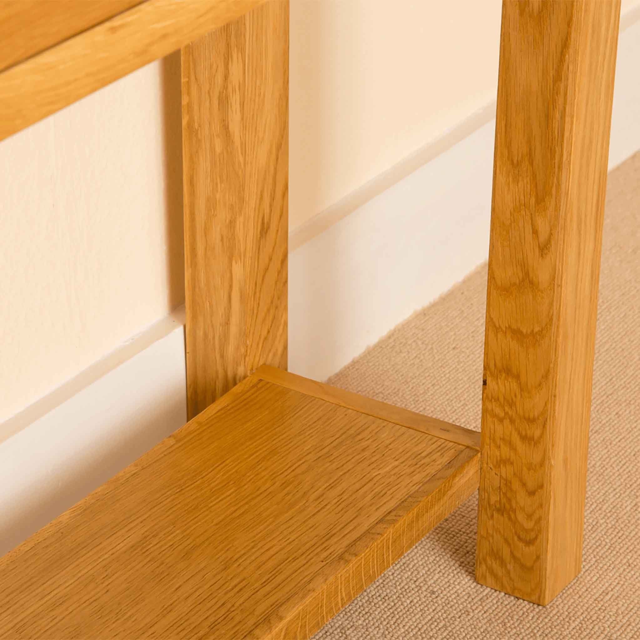 Newlyn Oak Console Table - Image 7