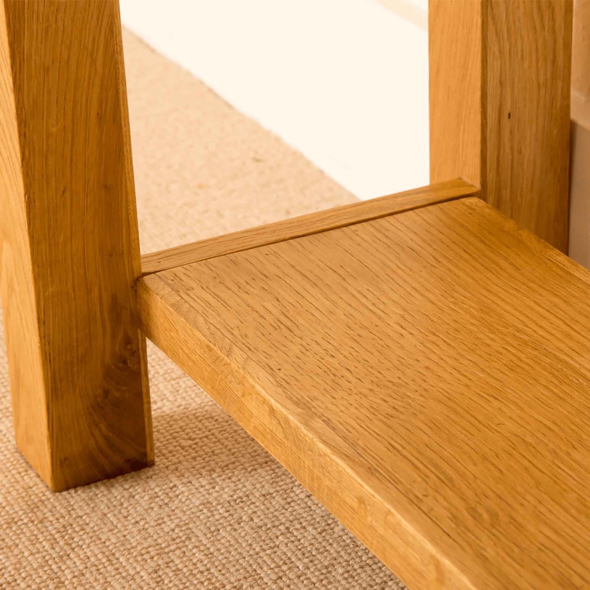 Newlyn Oak Console Table - Image 8