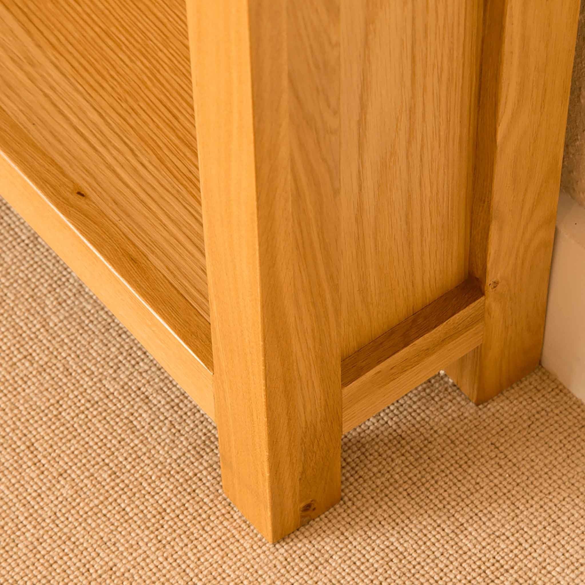 Newlyn Oak Large Bookcase - Image 5