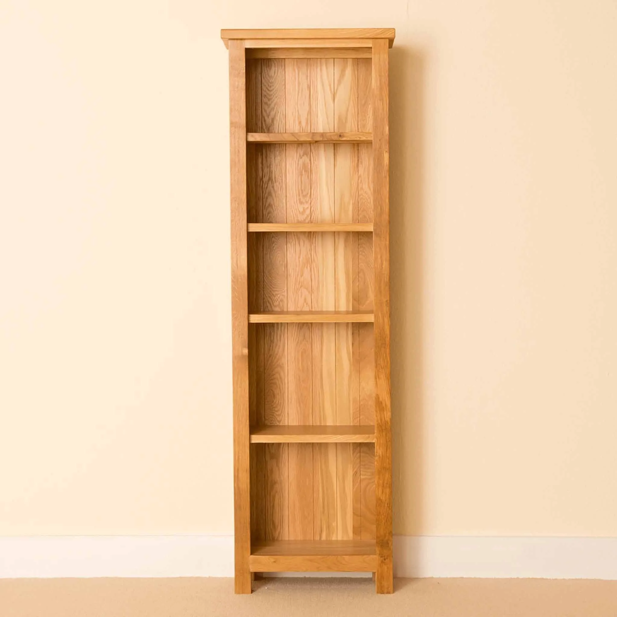 Newlyn Oak Narrow Bookcase - Image 3