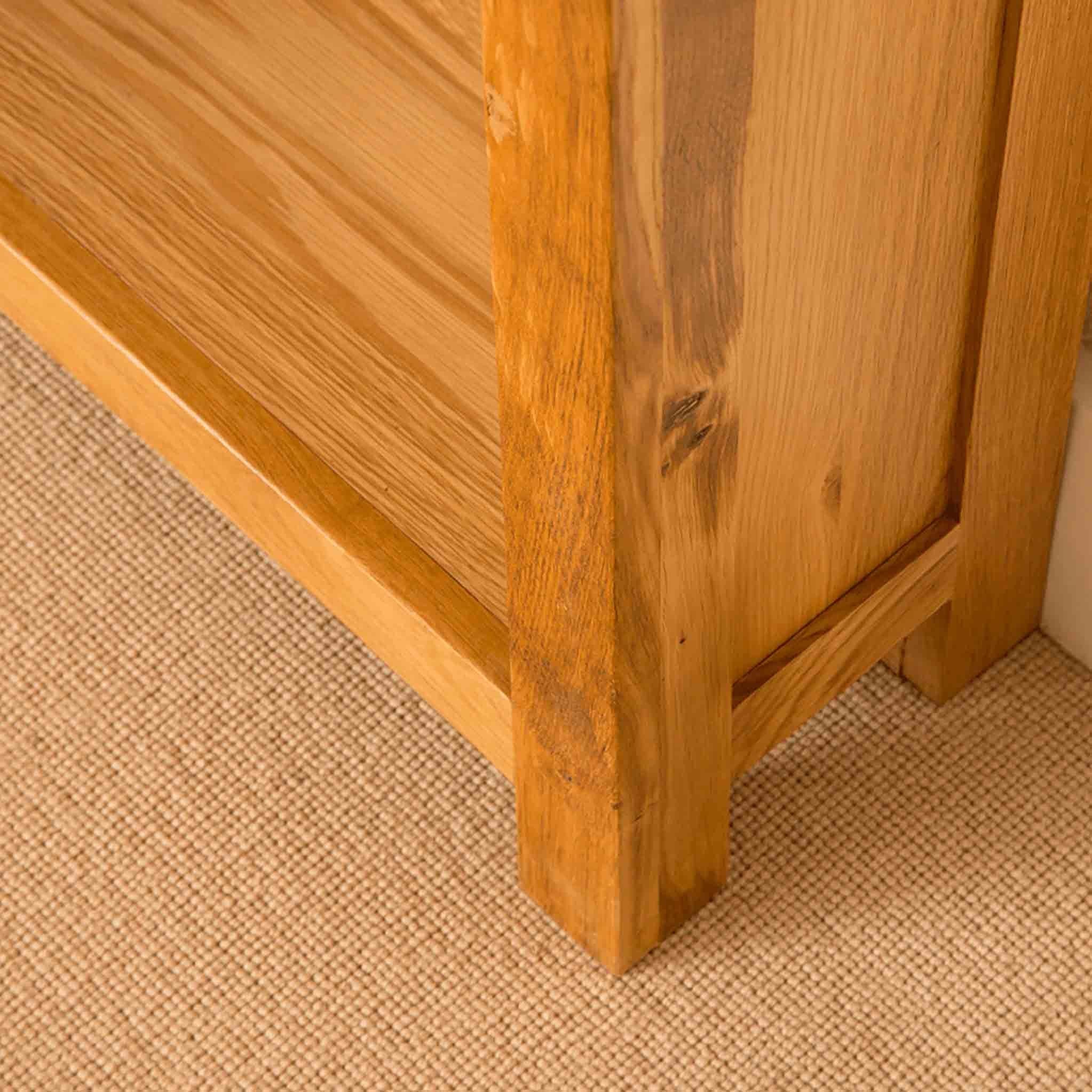 Newlyn Oak Narrow Bookcase - Image 5