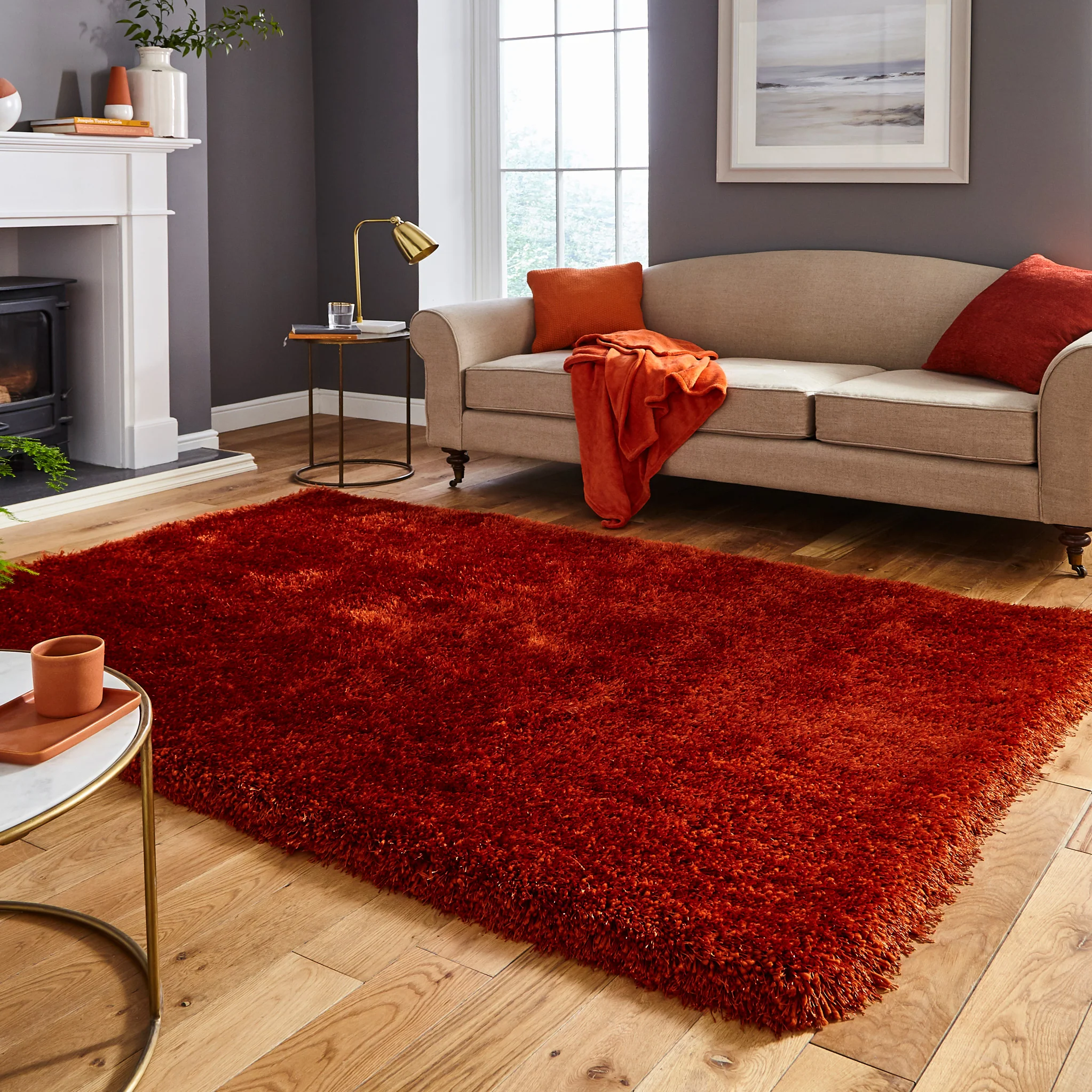 Newton Deluxe Shaggy Rug - Image 19