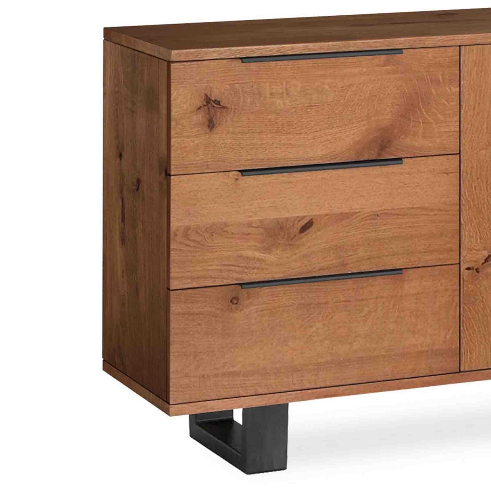 Oak Mill Waxed Small Sideboard - Image 3