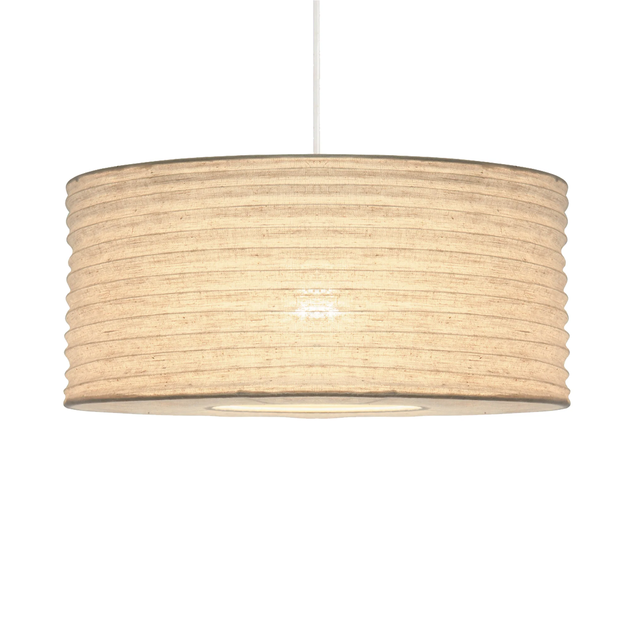 Patpong 50cm White Jute Easy Fit Pendant