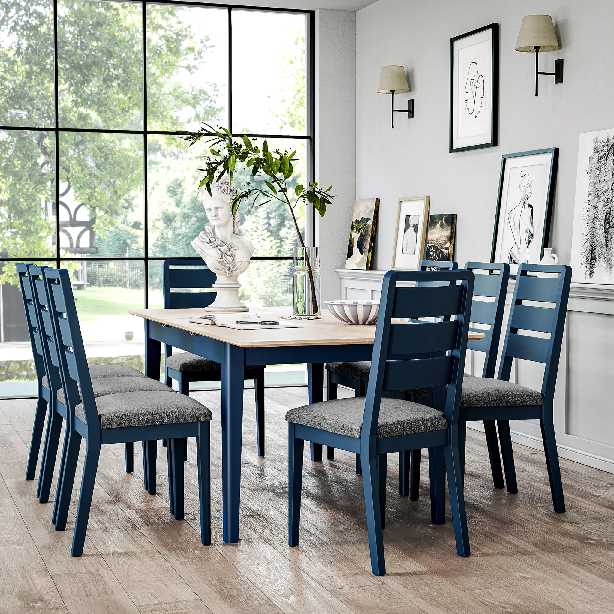 Penrose Extending Rectangular Dining Table - Image 5