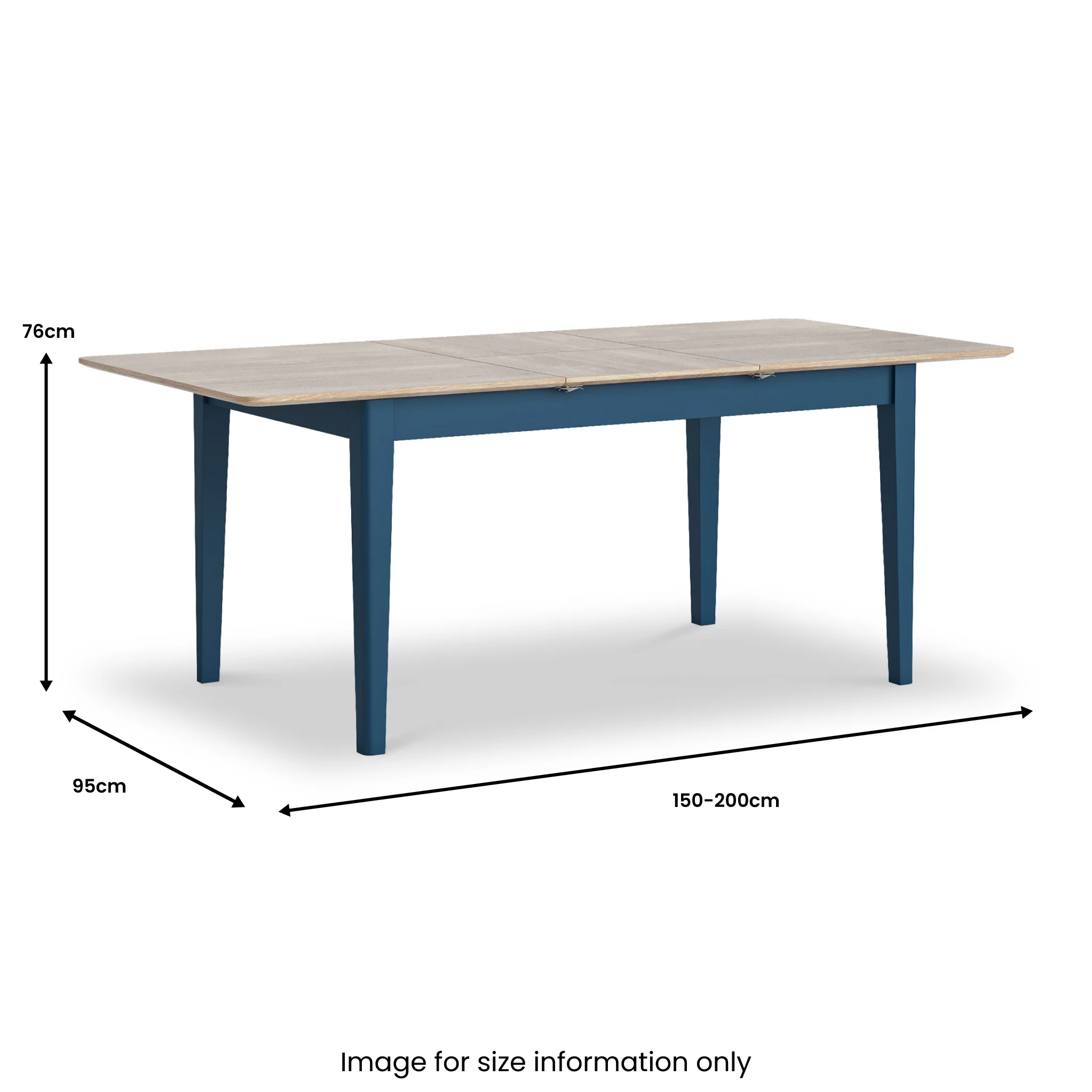 Penrose Extending Rectangular Dining Table - Image 7