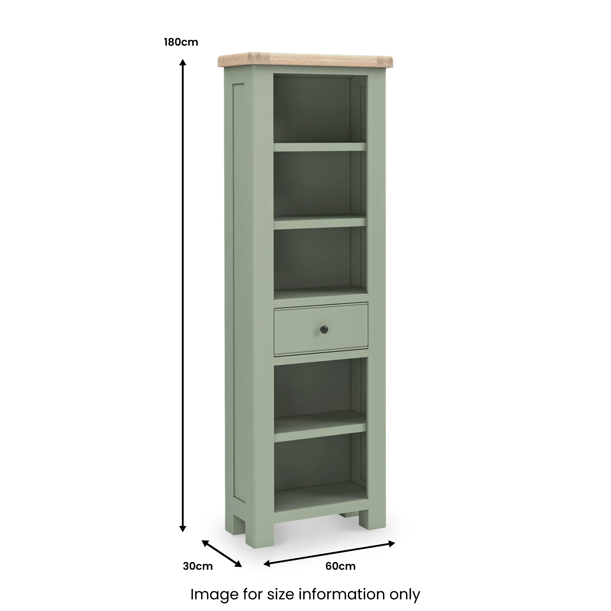Penzance Slim Bookcase - Image 7