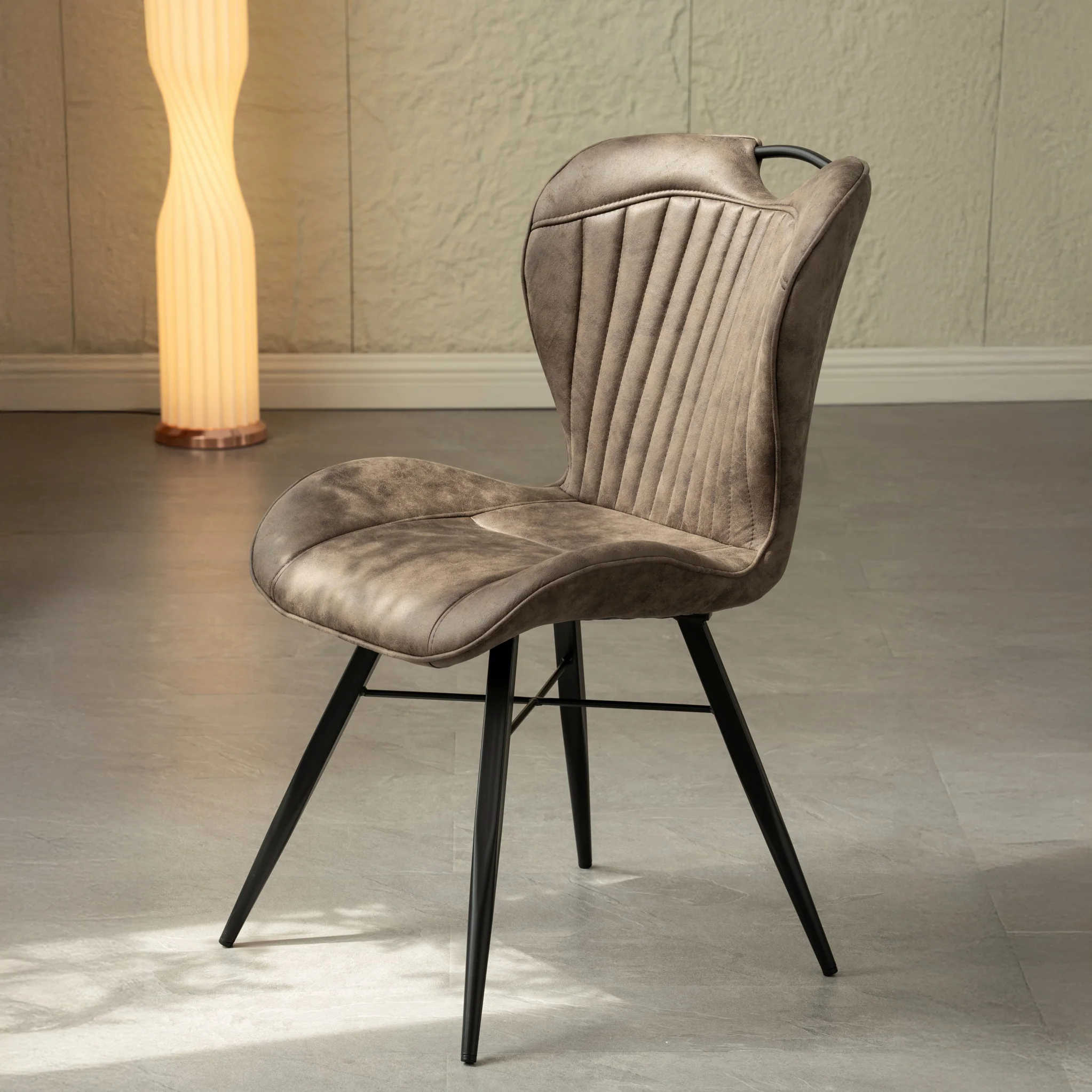 Peran Soft Faux Leather Dining Chair - Image 29