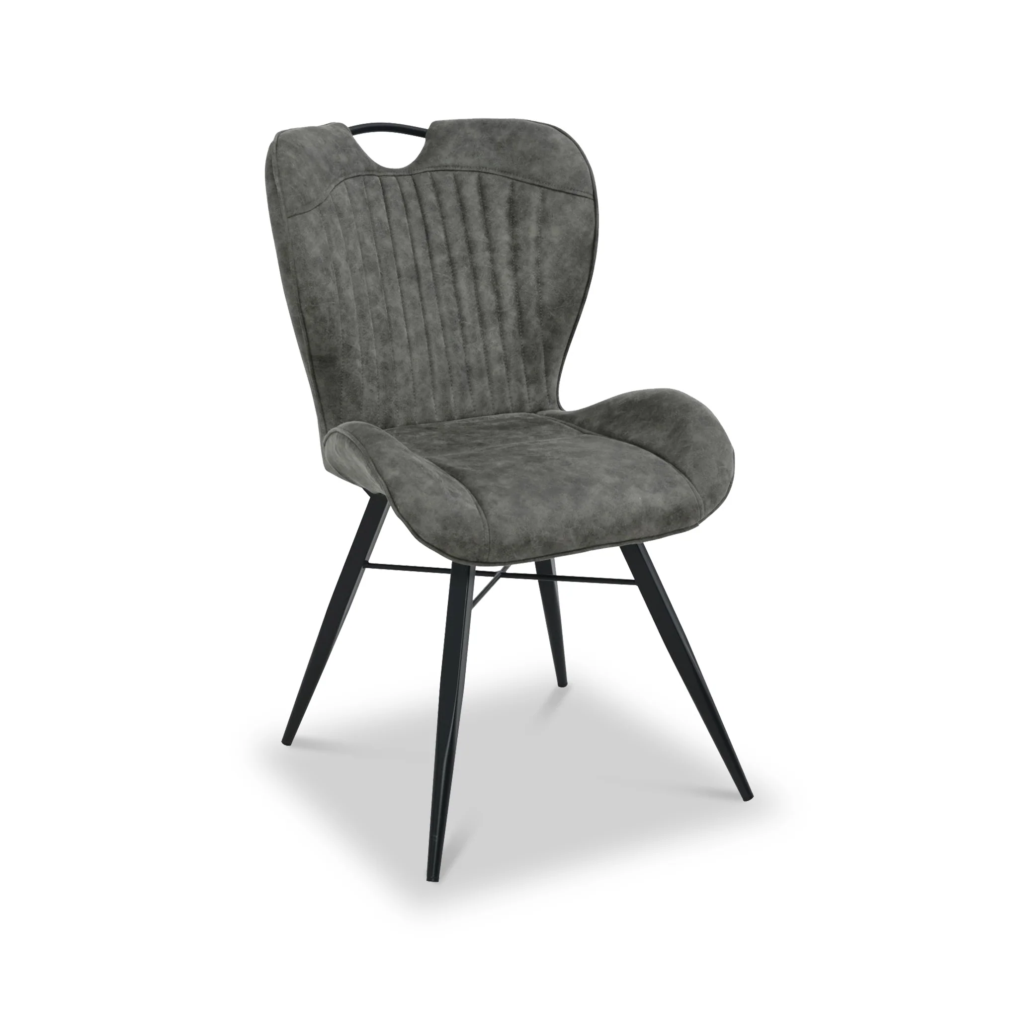 Peran Soft Faux Leather Dining Chair - Image 8