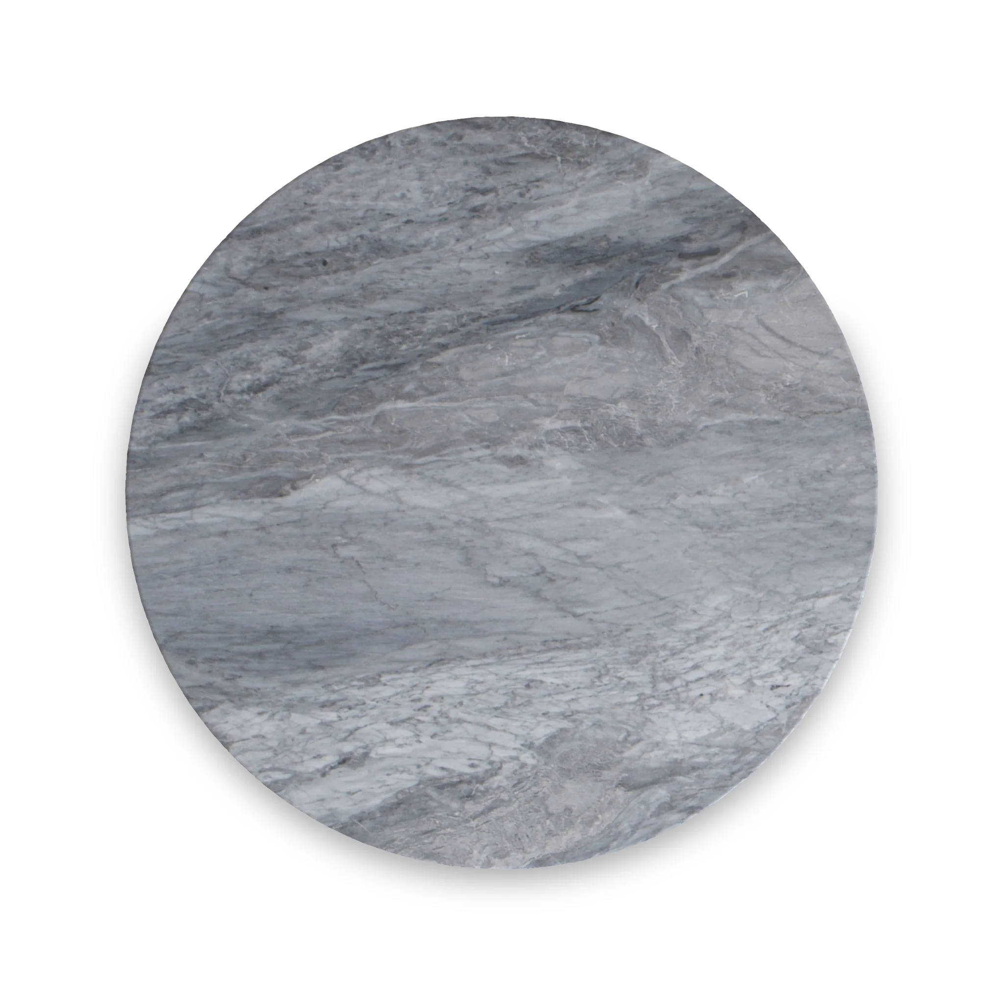 Pimlico Marble Round Coffee Table with Gold Frame - Image 6