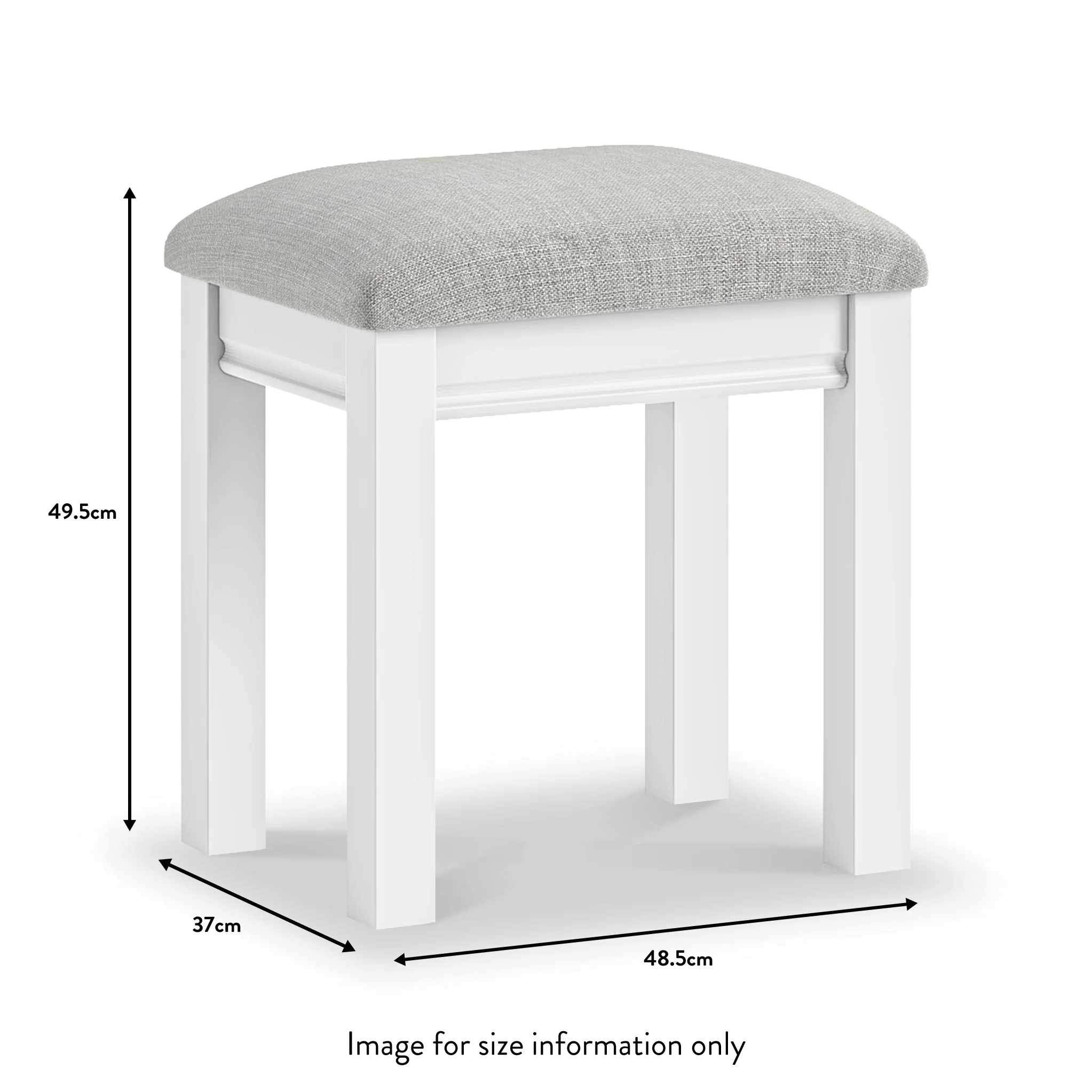 Porter Upholstered Dressing Table Stool - Image 8
