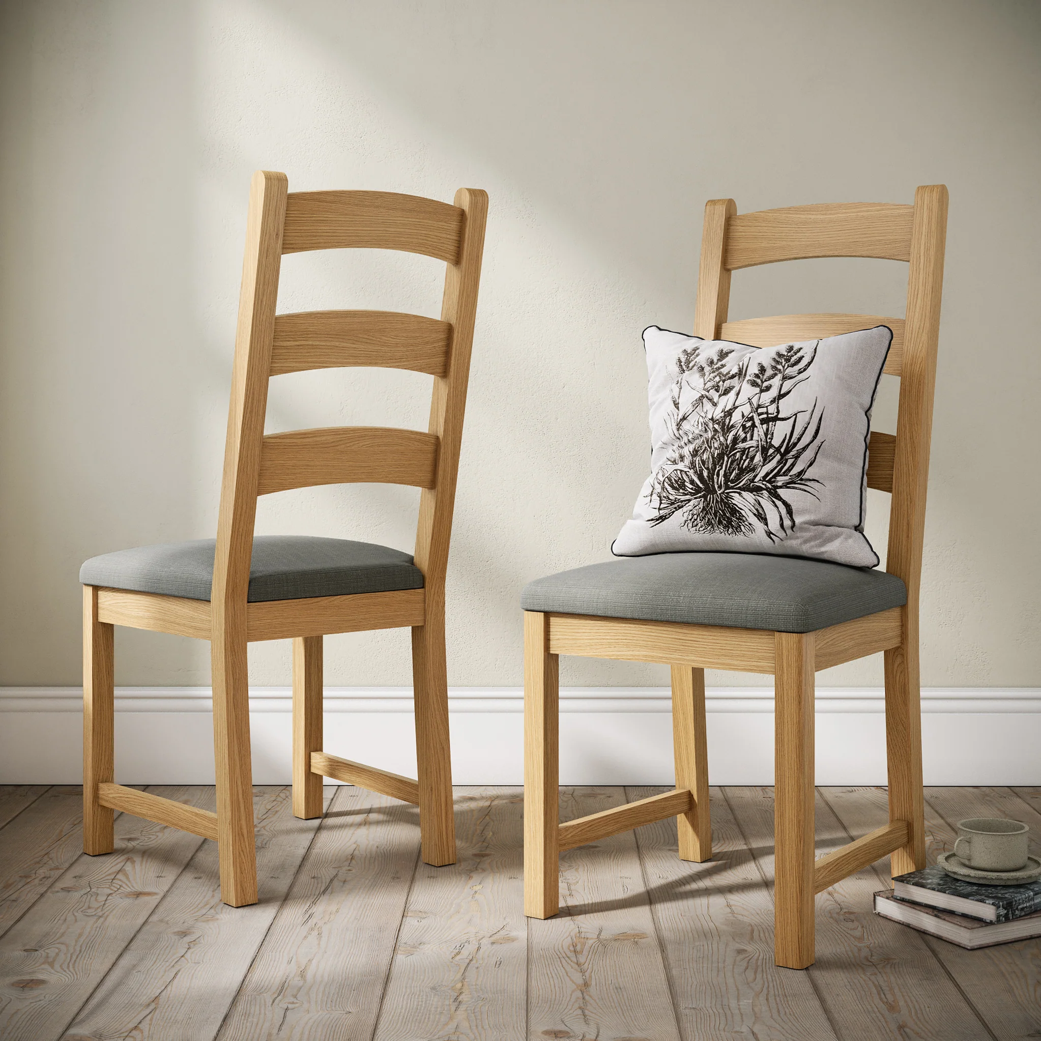 Portland Oak Dining Chair - Image 2