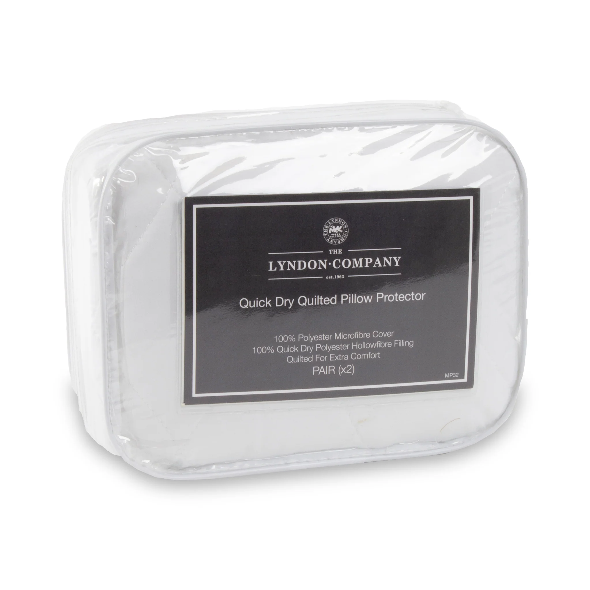 Quilted Pillow Protector Pair