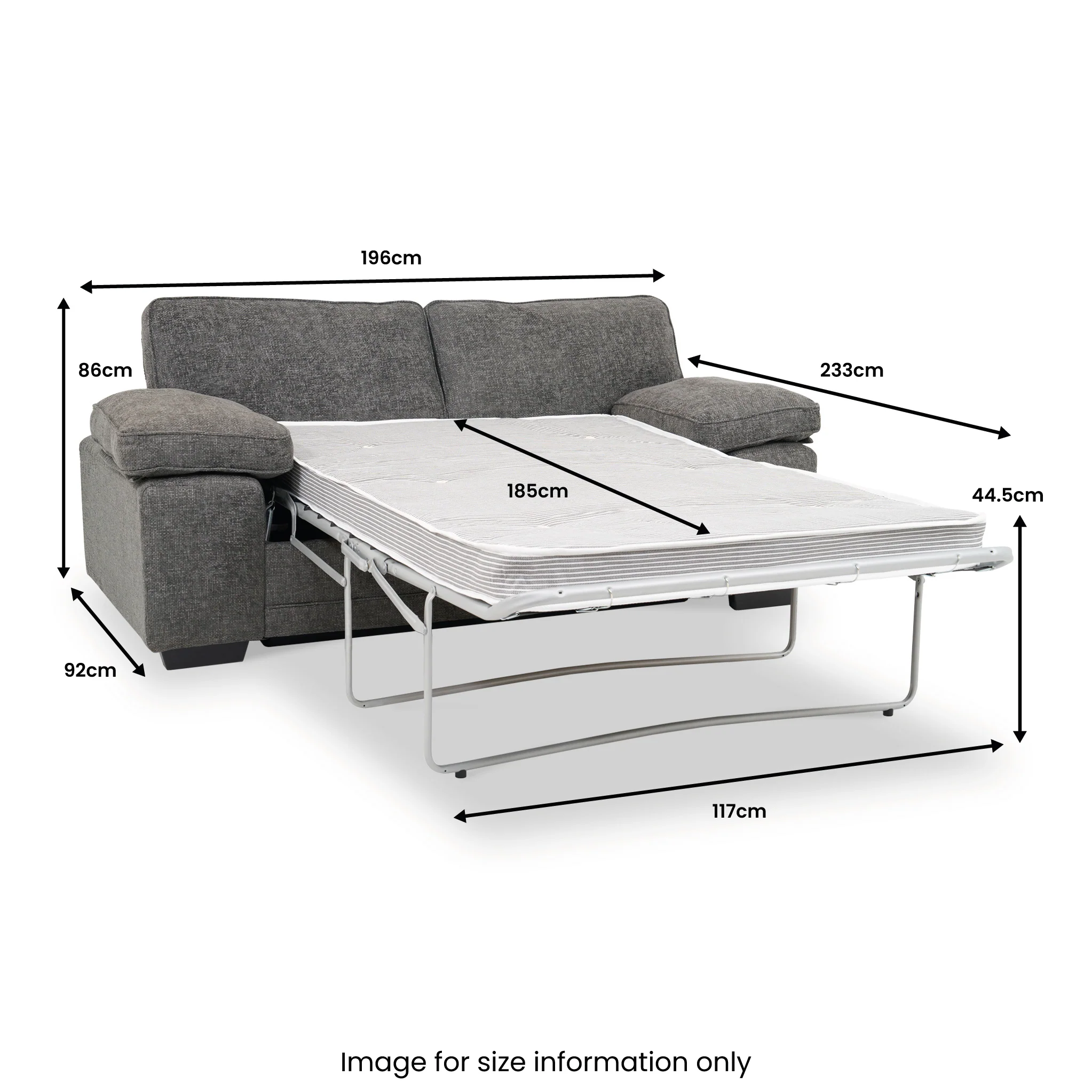 Ralston 2 Seater Sofa Bed - Image 21