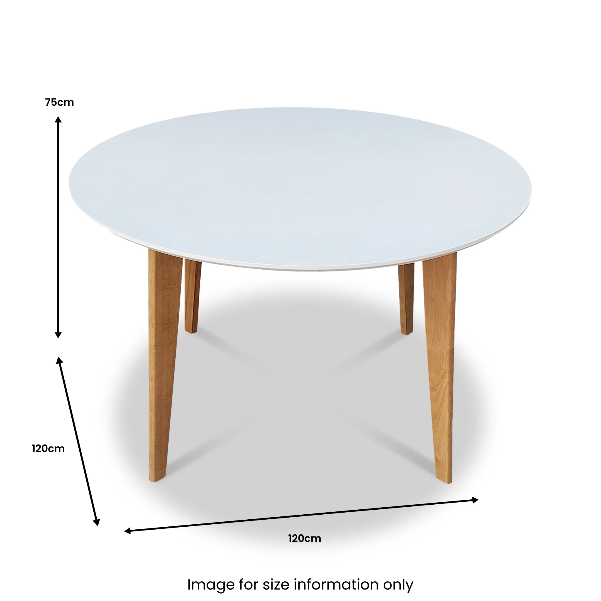Remy 120cm Dining Table - Image 6