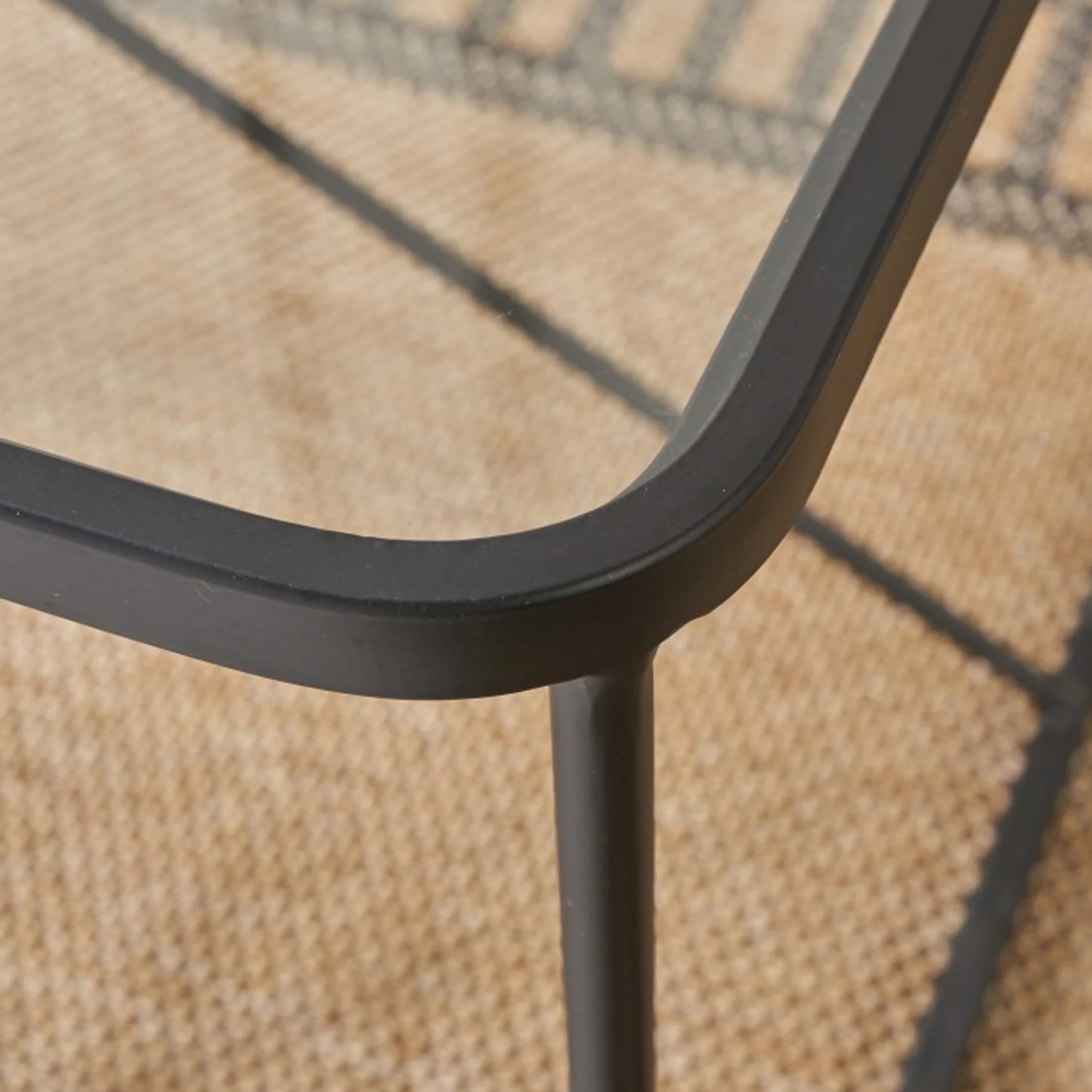 Roxy Glass Top Square Coffee Table - Image 6