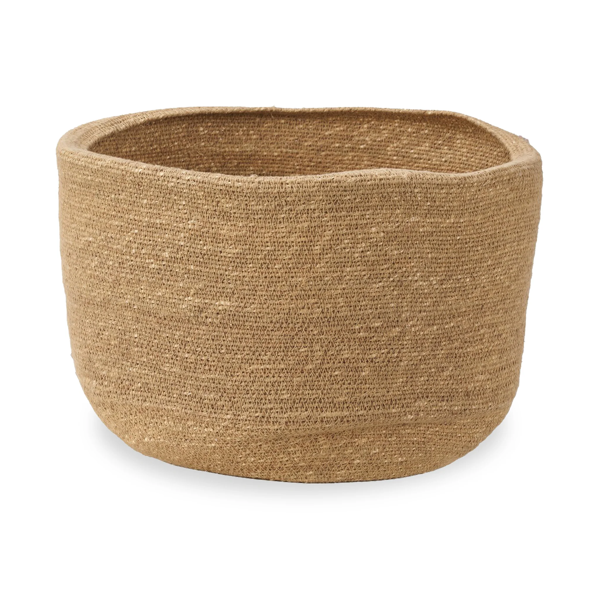 Seagrass Natural Round Basket