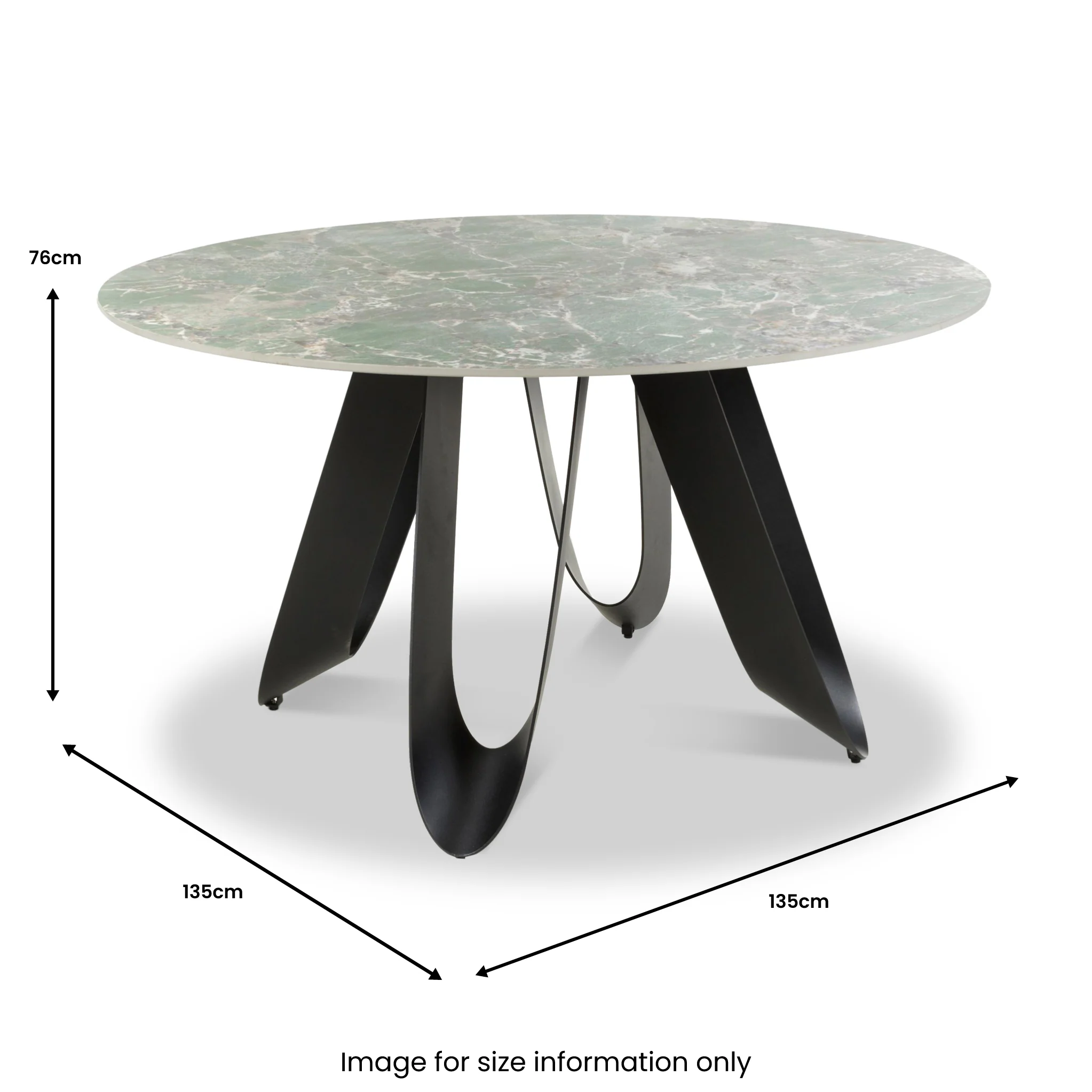 Shahena 135cm Round Dining Table - Image 5