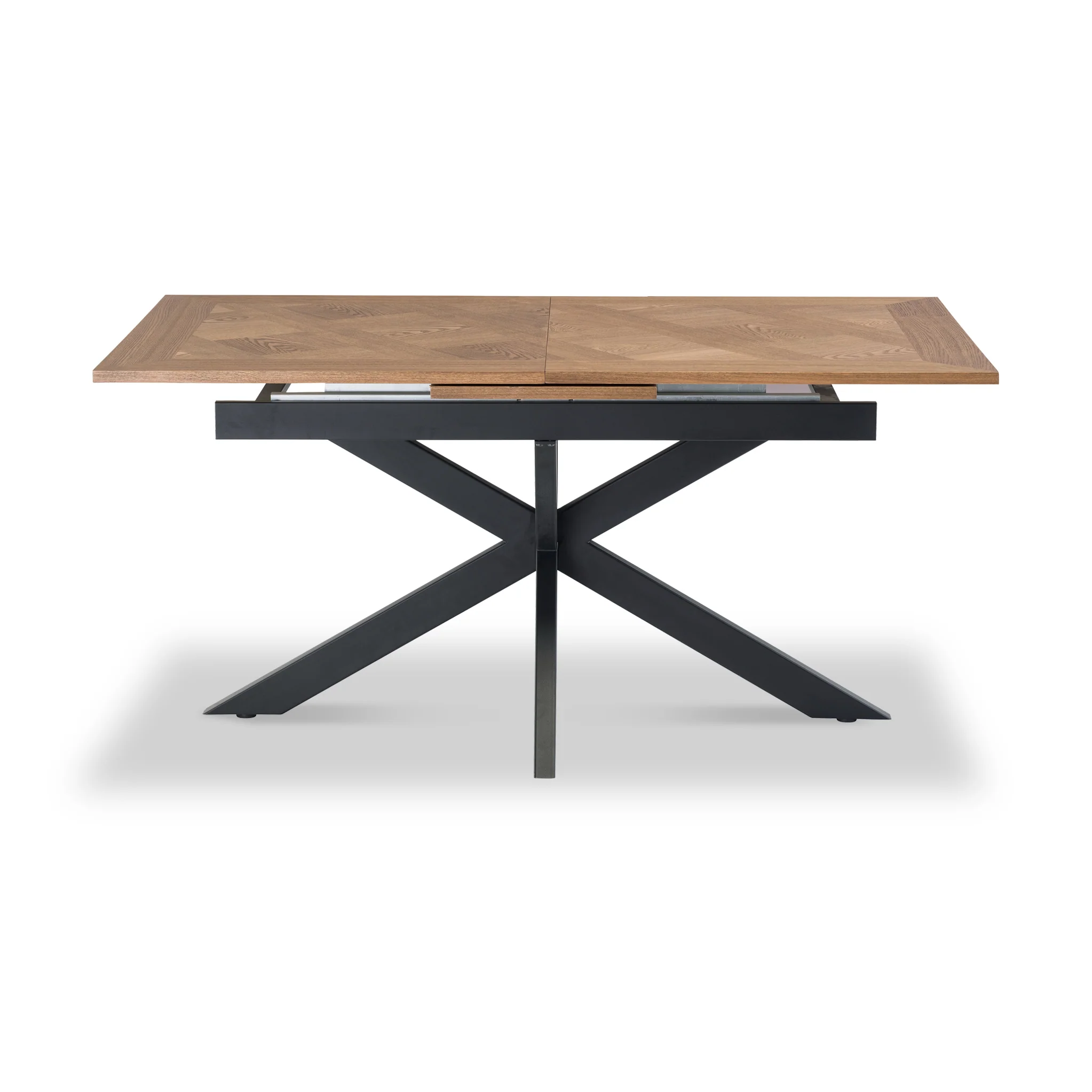 Sofie 160cm Extending Parquet Design Dining Table - Image 5