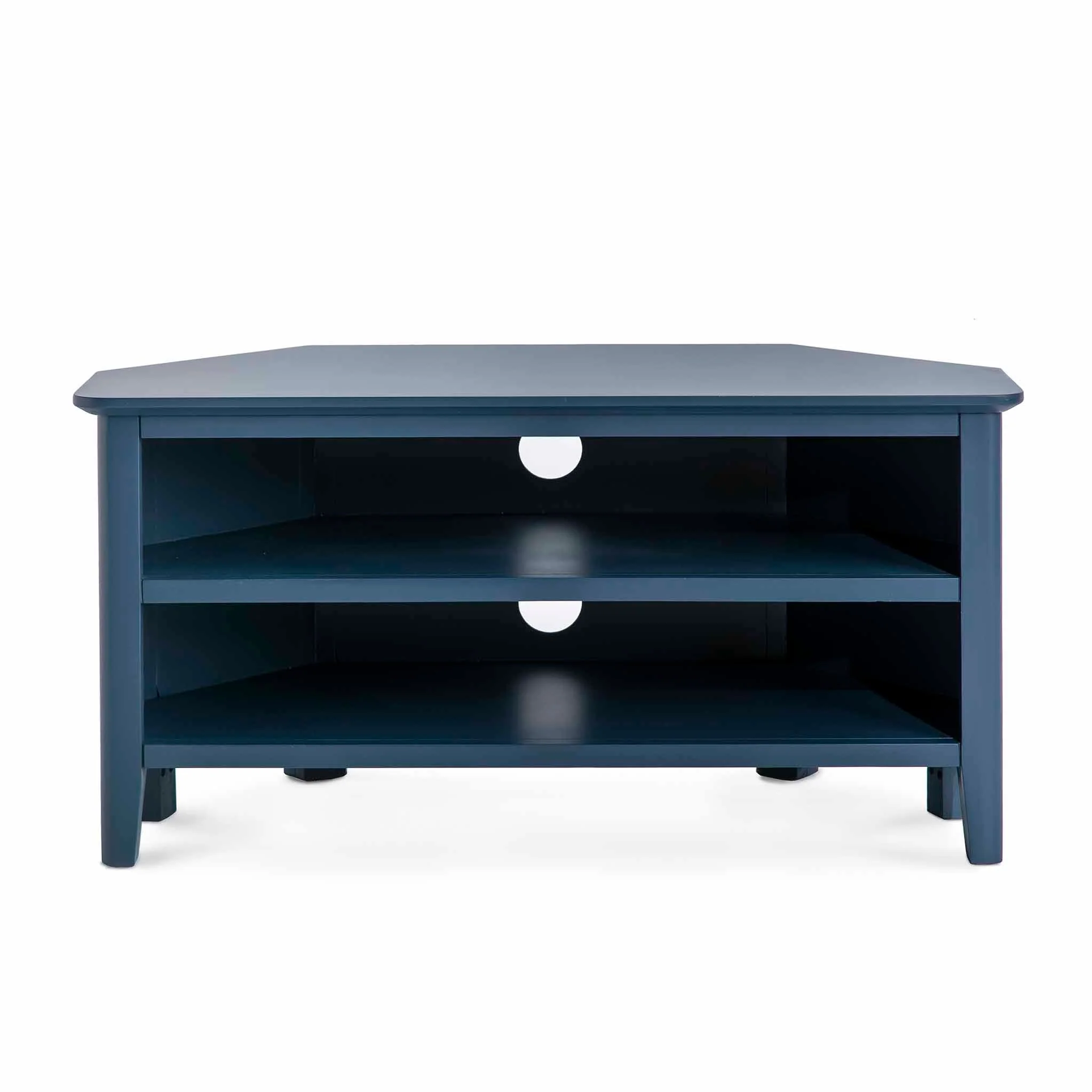 Stirling Blue Corner TV Stand - Image 2
