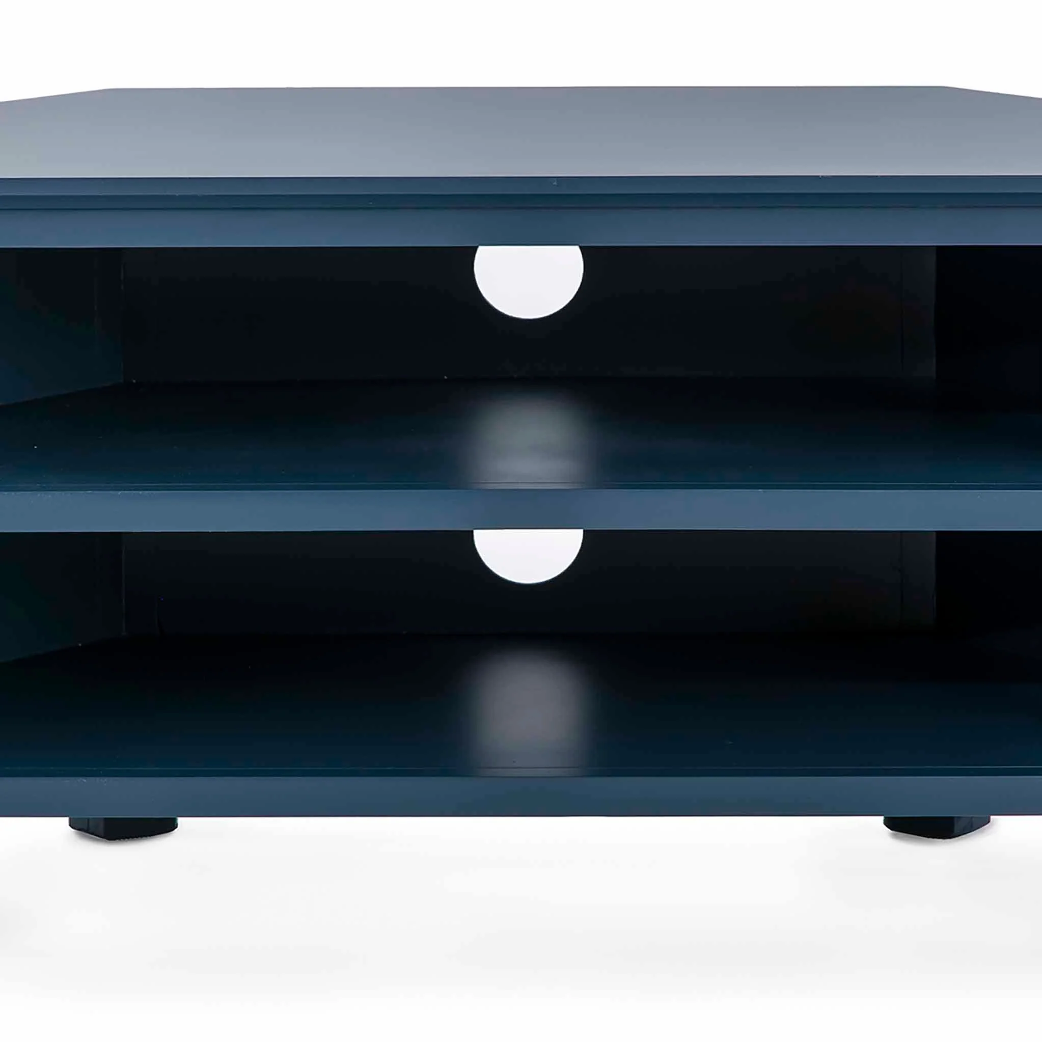 Stirling Blue Corner TV Stand - Image 9