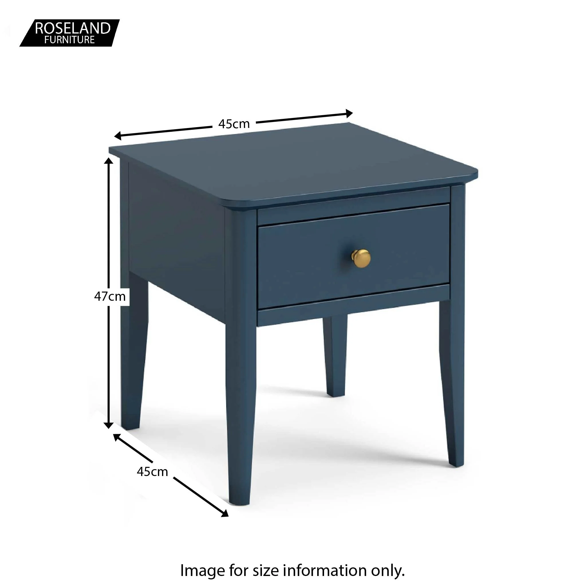 Stirling Blue Lamp Table - Image 14