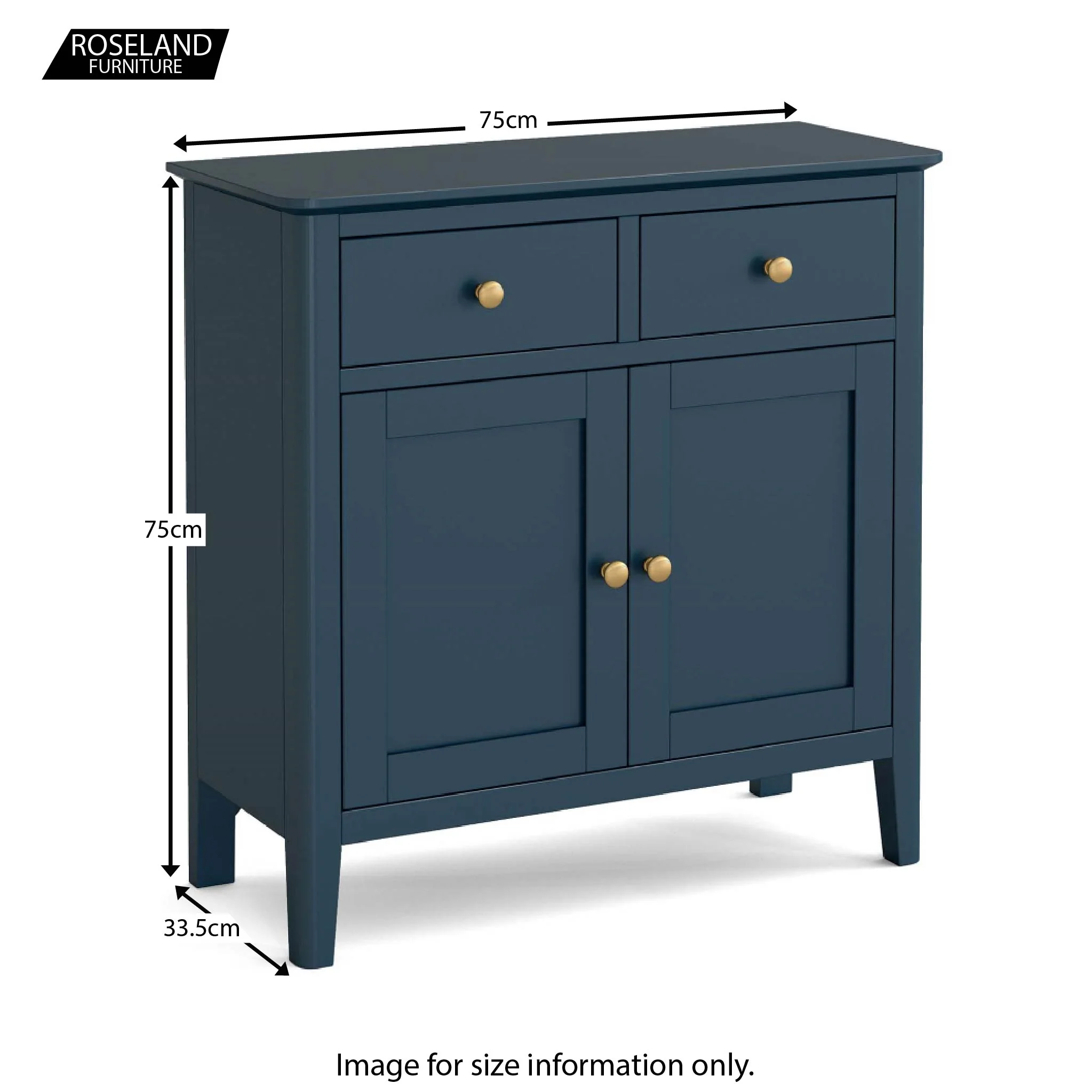 Stirling Blue Mini Sideboard - Image 6