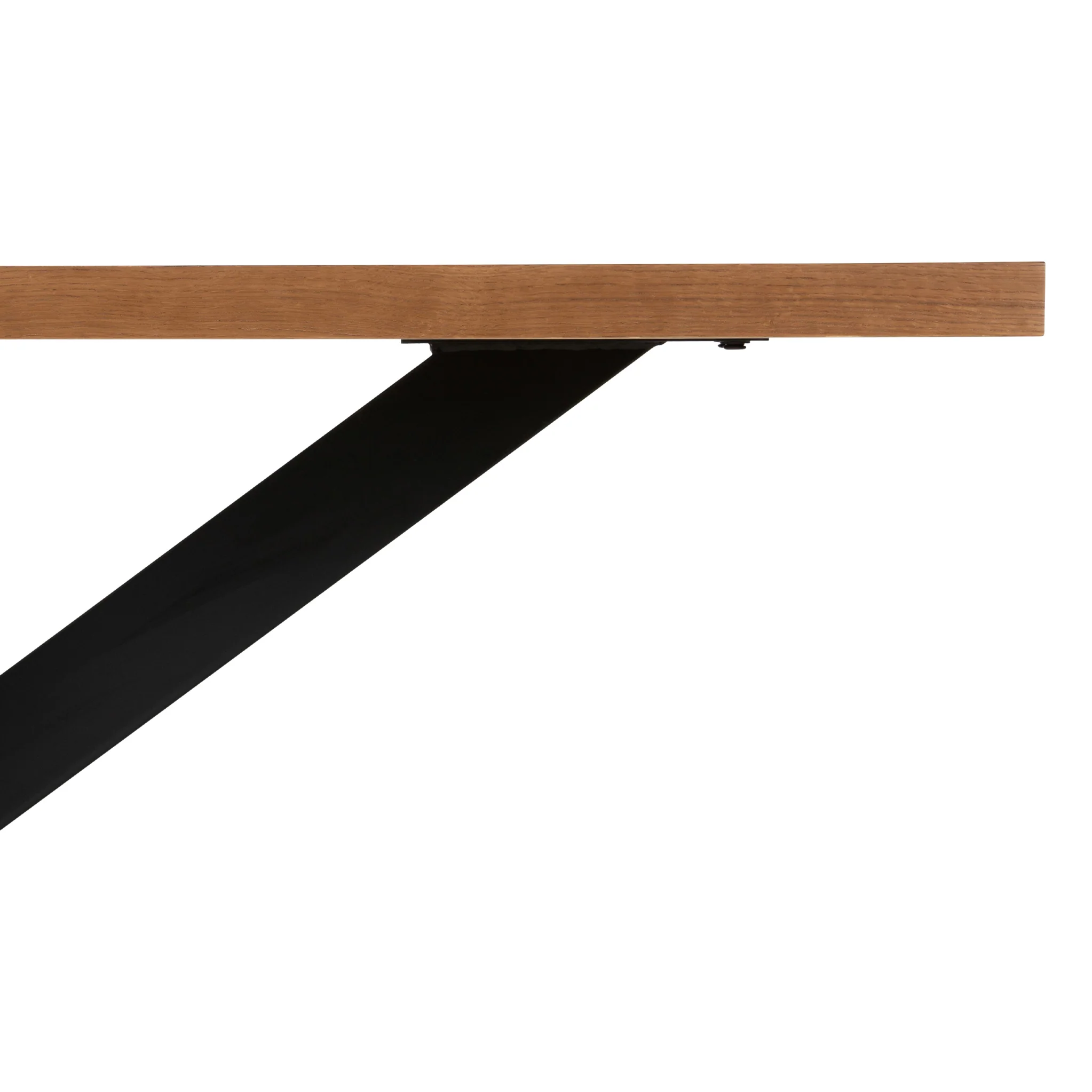 Sunburst Oak 150cm Rectangular Dining Table - Image 5